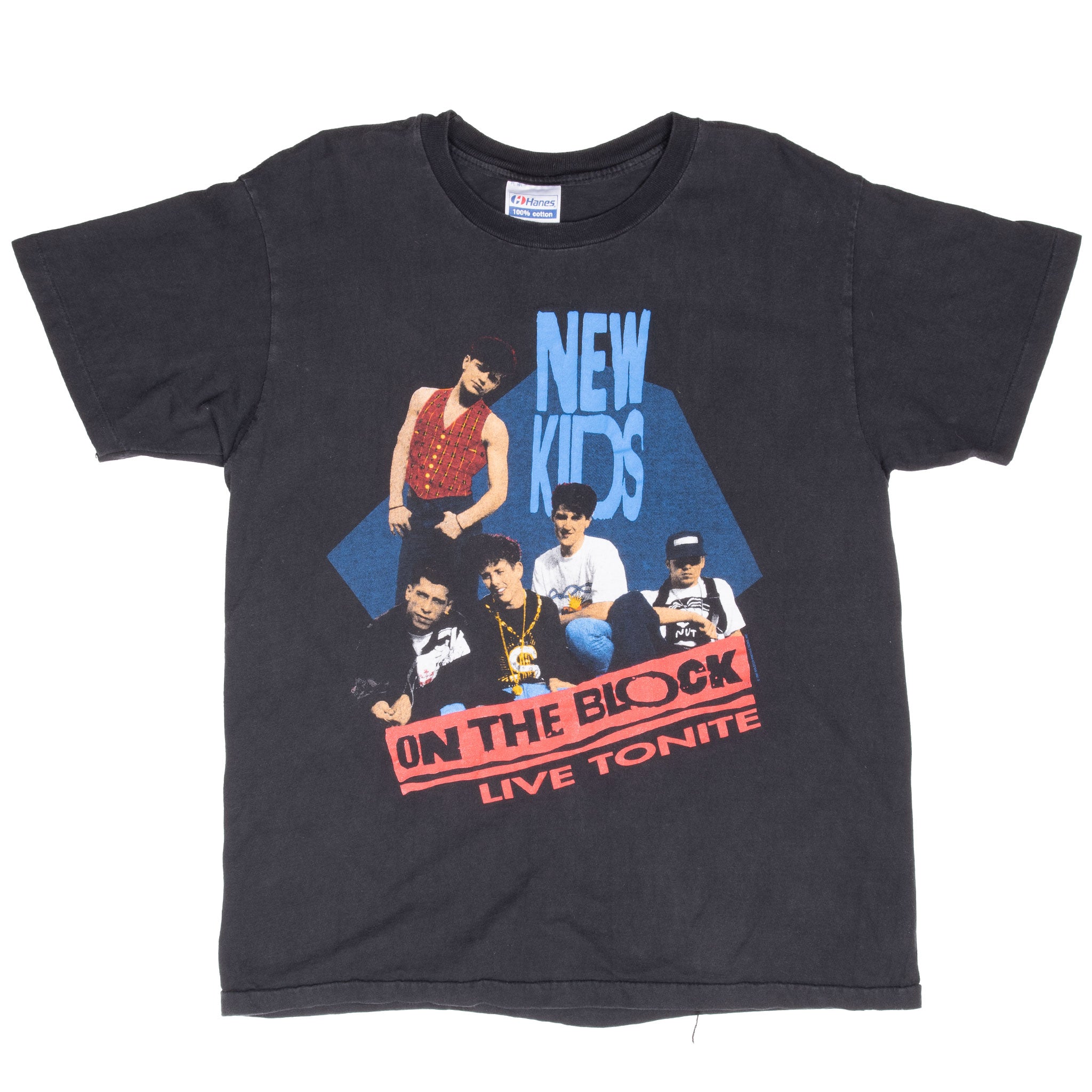 Vintage New Kids On The Block Magic Summer Tour 1990 Tee Shirt Size Medium Made In Usa With Single Stitch Sleeves