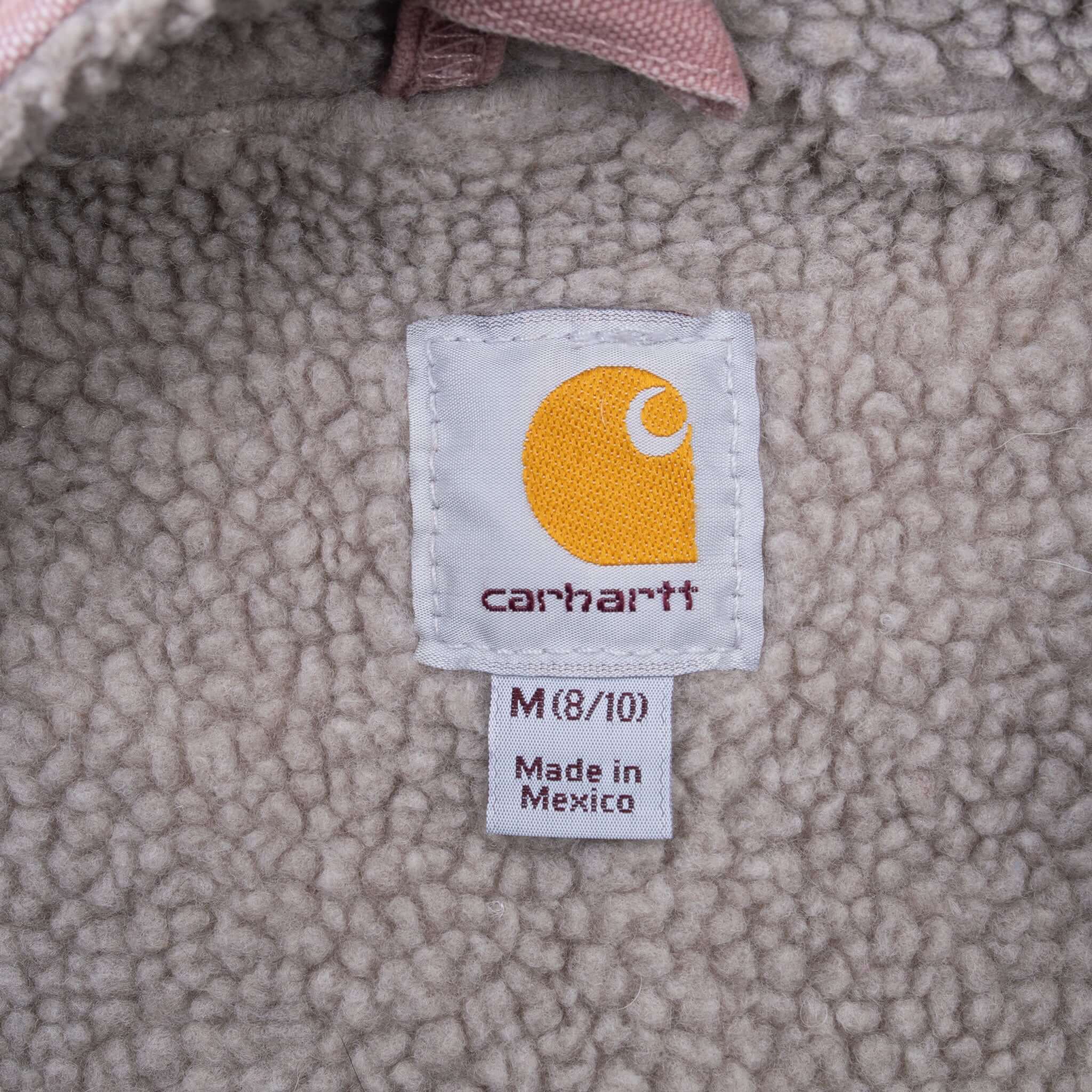 Vintage Carhartt Sherpa Lined Pink Women Vest Jacket WV001667 Size Medium