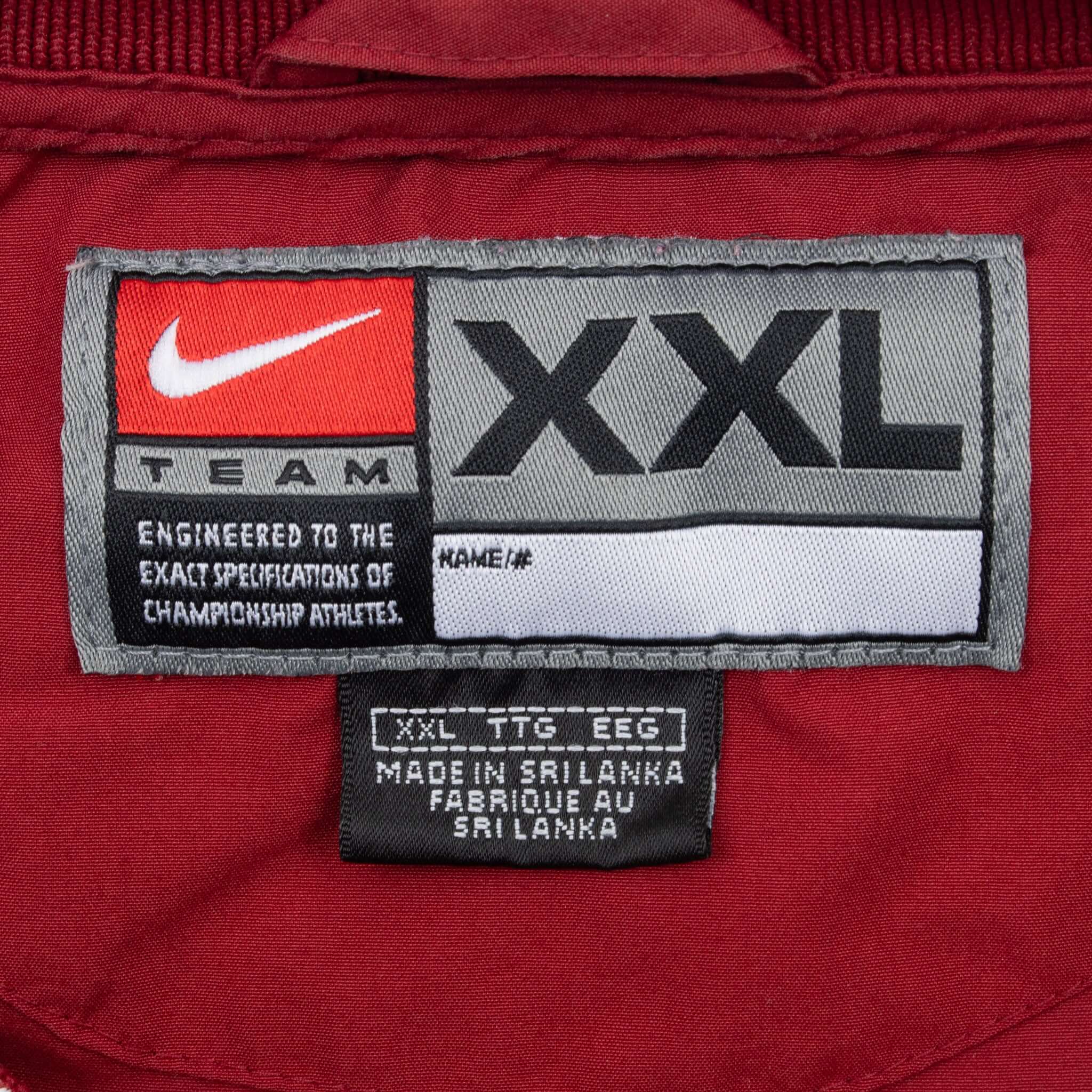 Vintage Nike Ncaa Oklahoma Windbreaker Pullover Jacket 2000S Size 2XL