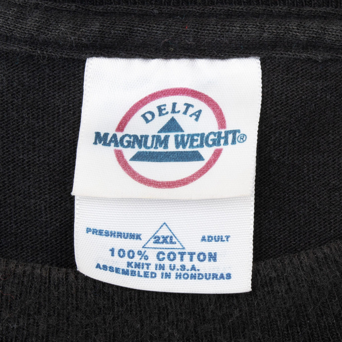 Delta Magnum Weight 2XL and 100% cotton neck tag on black Toby Keith T-shirt