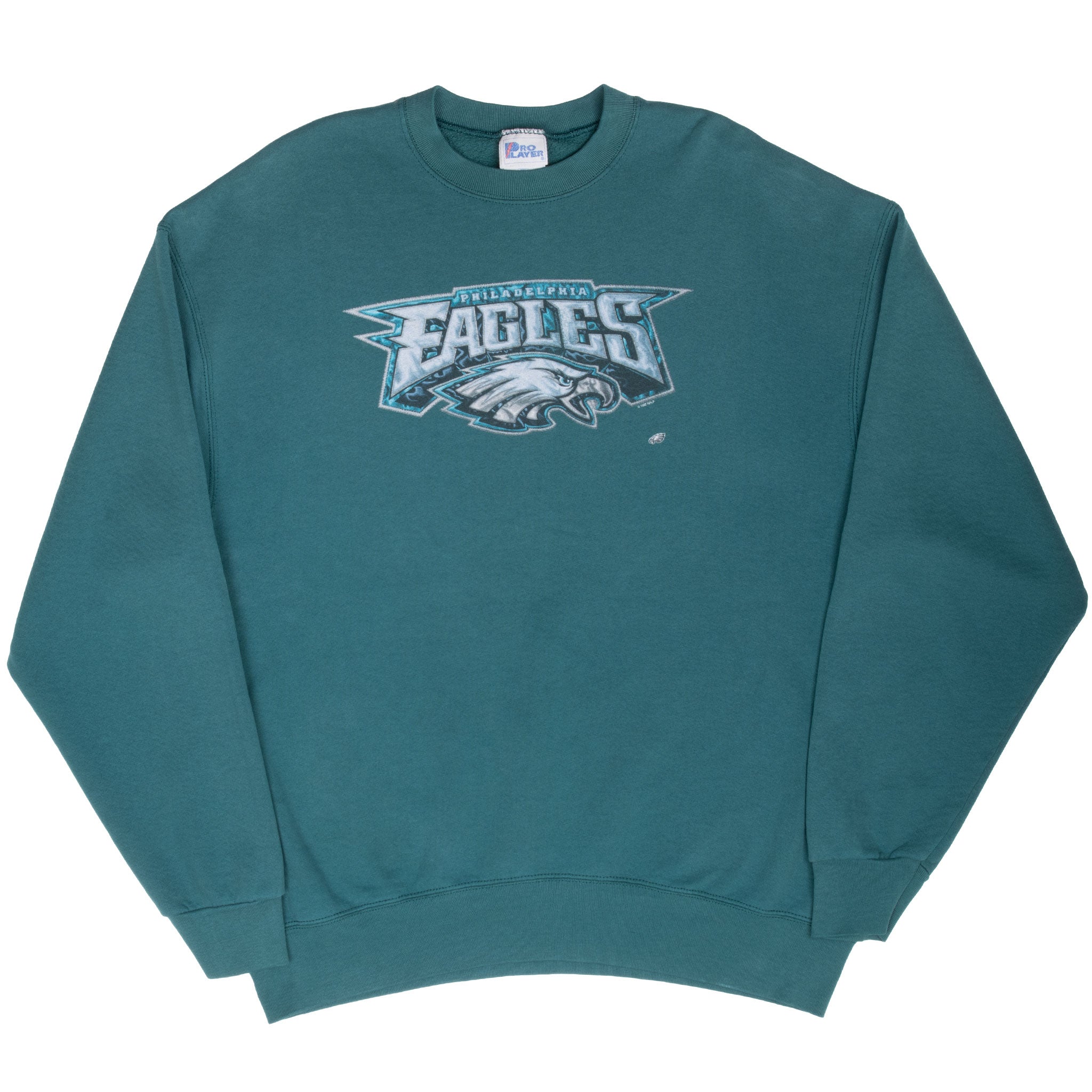 Vintage Nfl Philadelphia Eagles 1997 Green Sweatshirt Size 2XL Made In Usa
