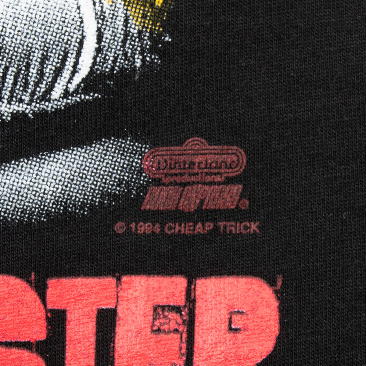 Close-up of Winterland and Brockum Group copyright marks and 1994 Cheap Trick text