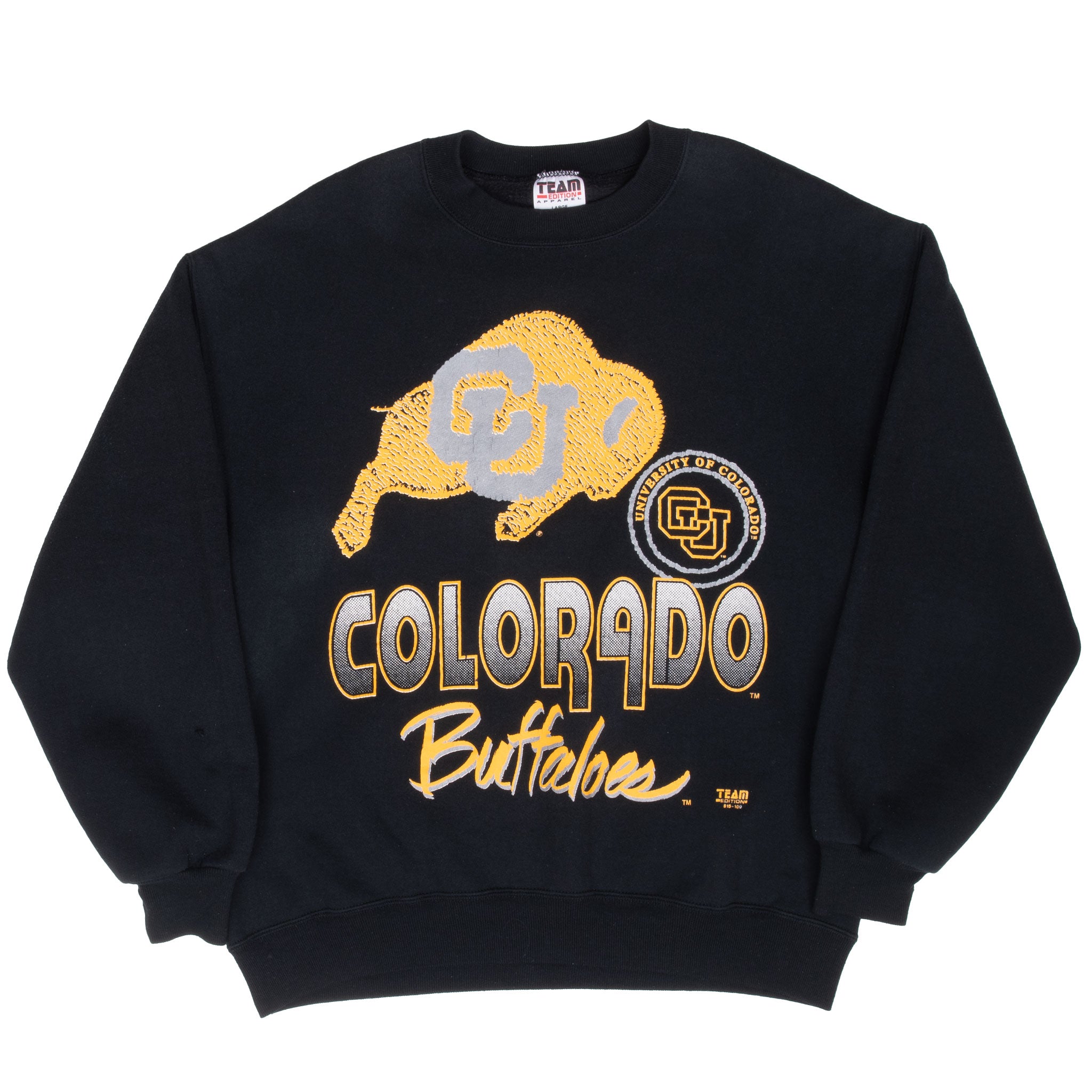 Vintage Ncaa Colorado Golden Buffaloes Sweatshirt 1990S Size Large