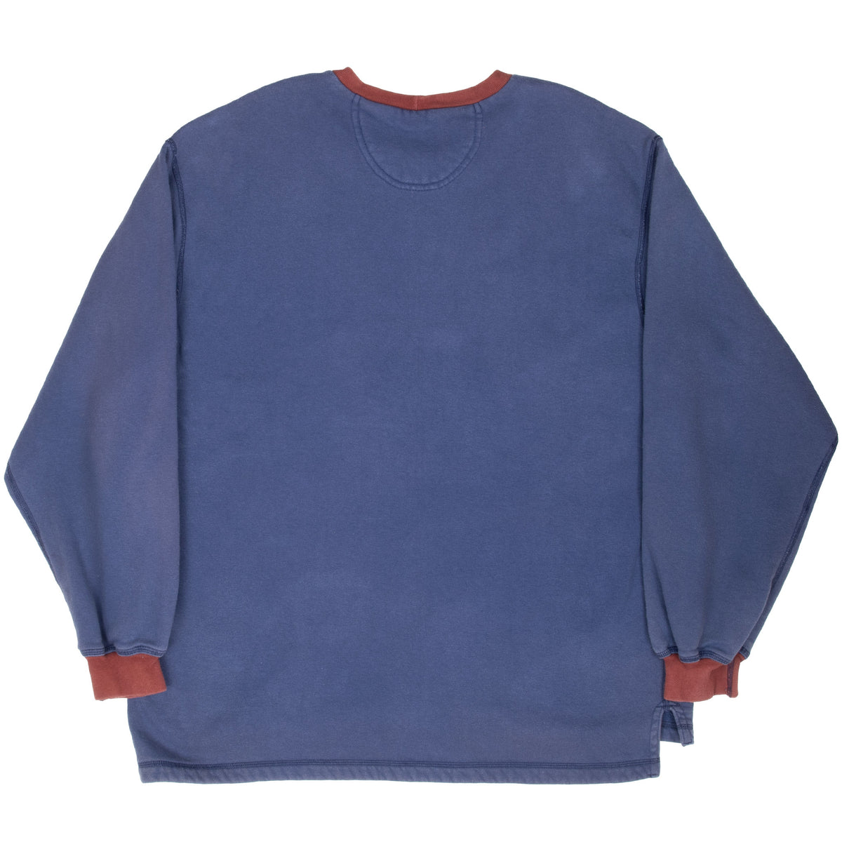 Vintage Nike Big Swoosh Navy Blue Sweatshirt 1990S Large