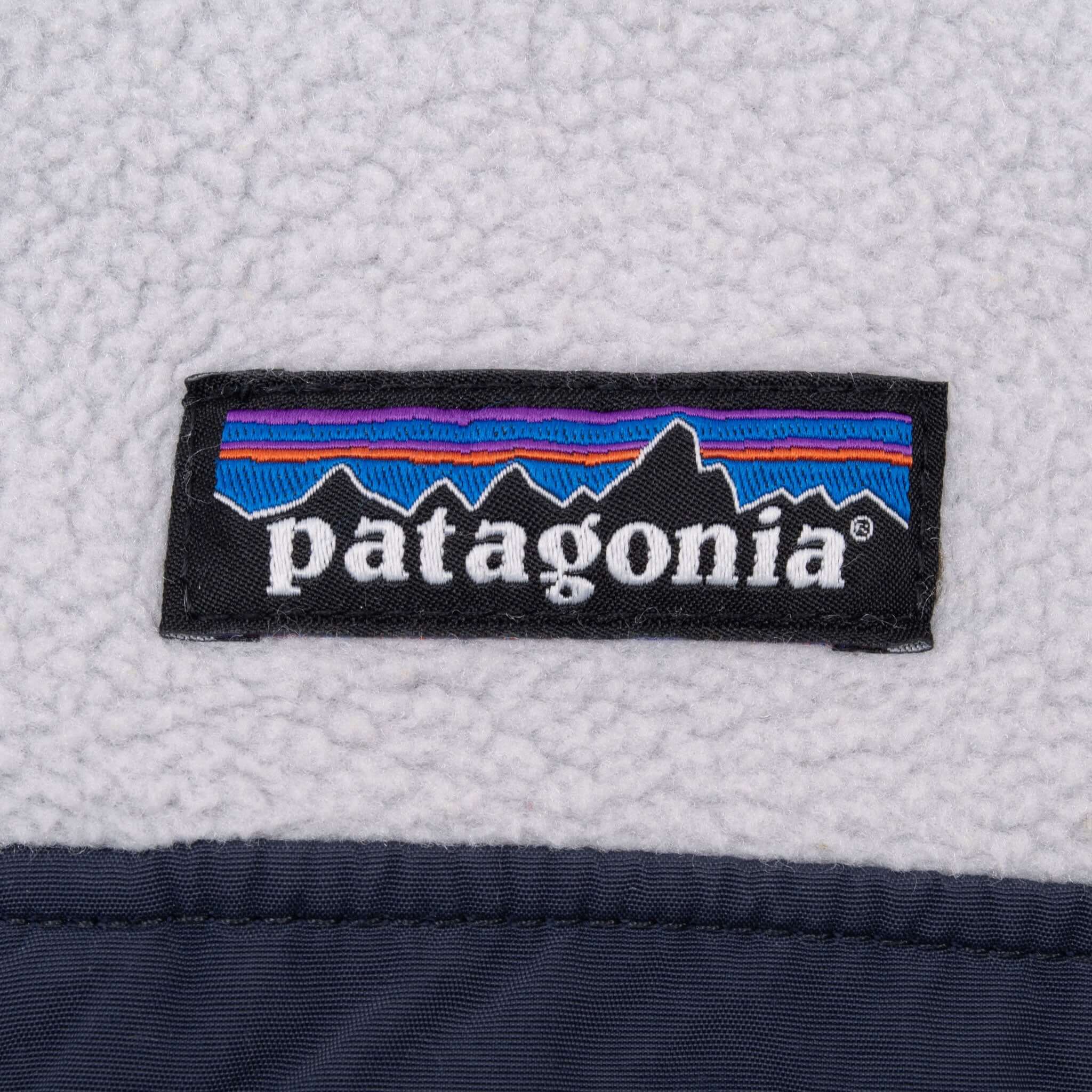 Vintage Patagonia Grey Synchilla Snap T Fleece Pullover Jacket 2000S Size Small