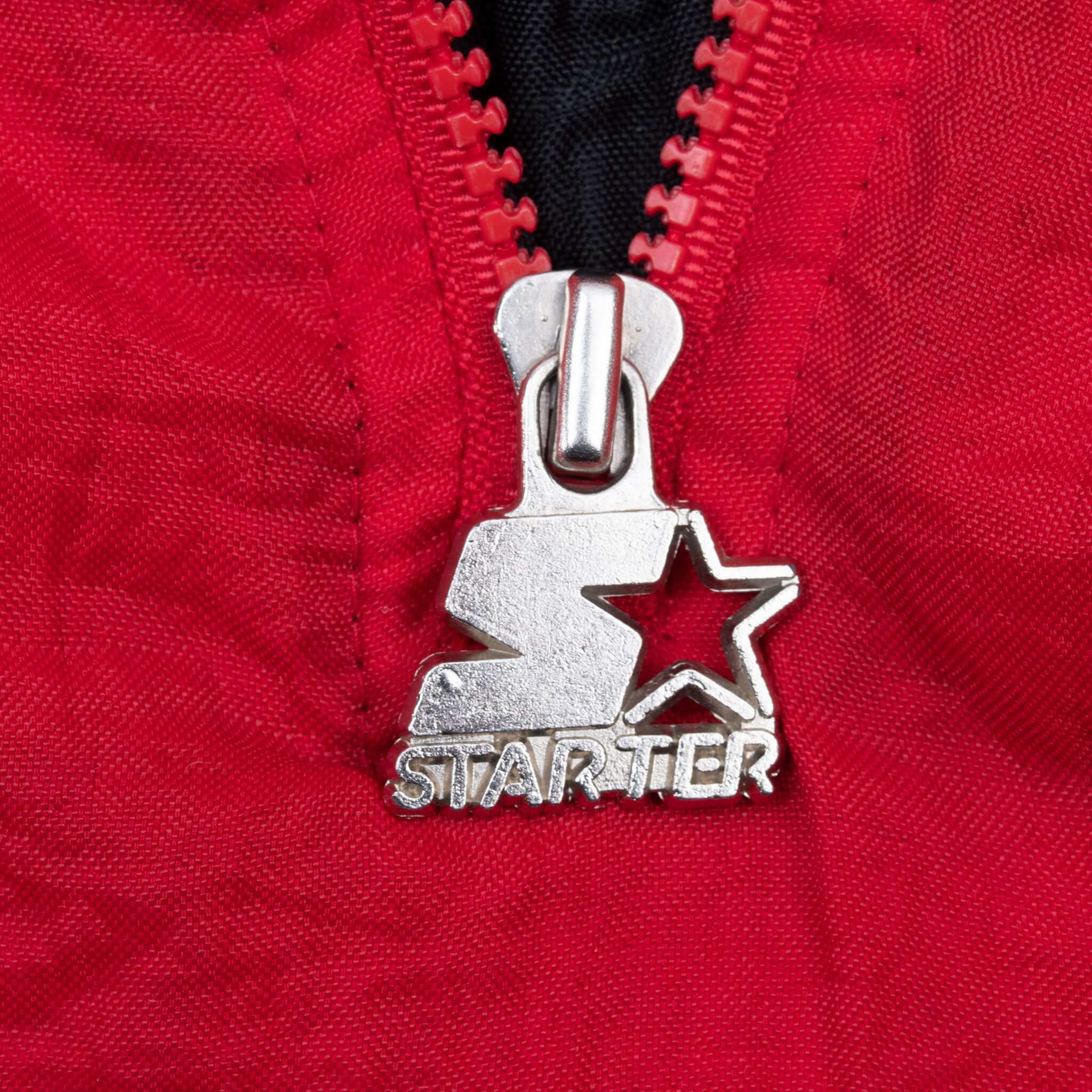 Vintage Nba Chicago Bulls 1990S Hooded Heavy Starter Jacket Size Large