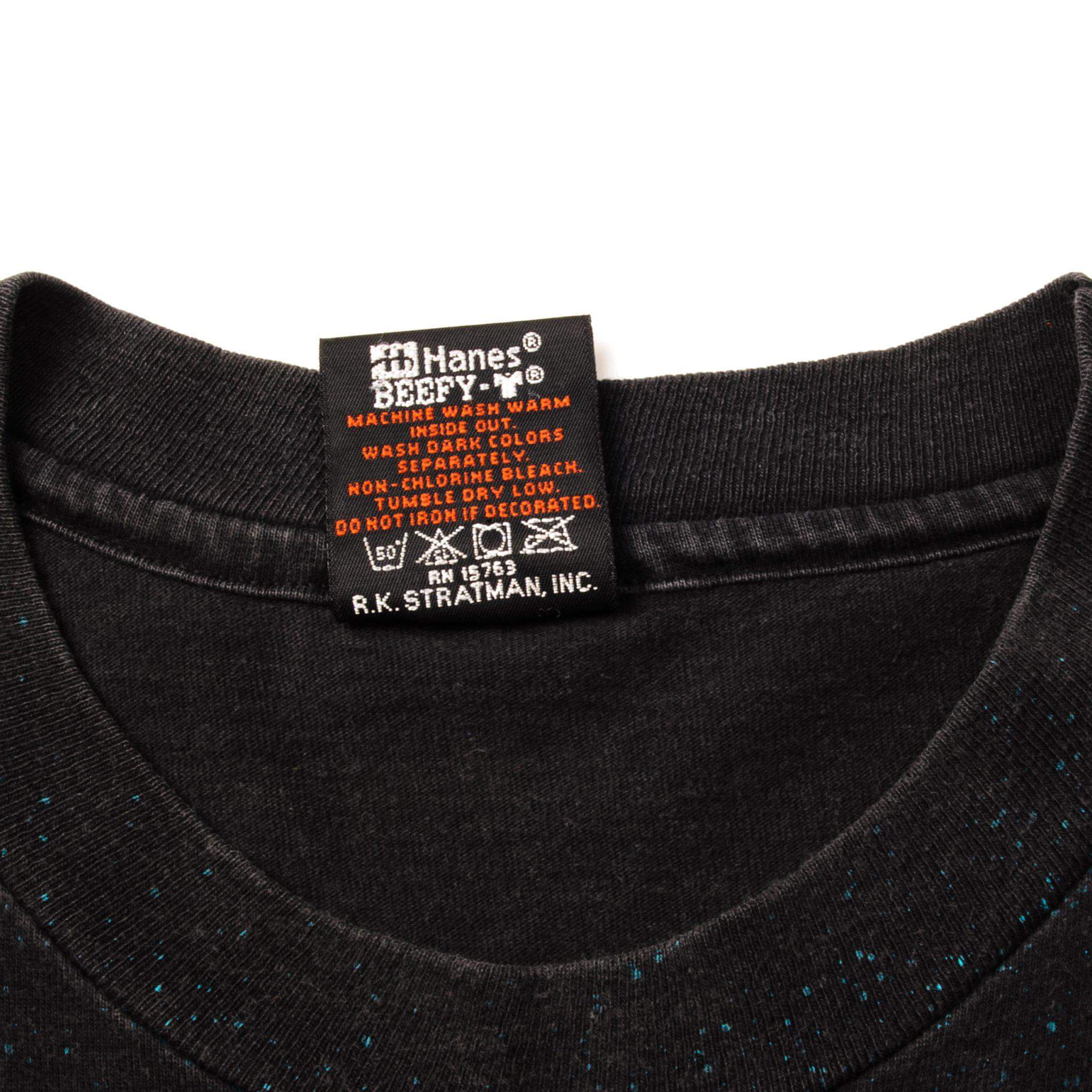 VINTAGE ALL OVER PRINT HARLEY DAVIDSON TEE SHIRT 1990s SIZE LARGE MADE IN USA