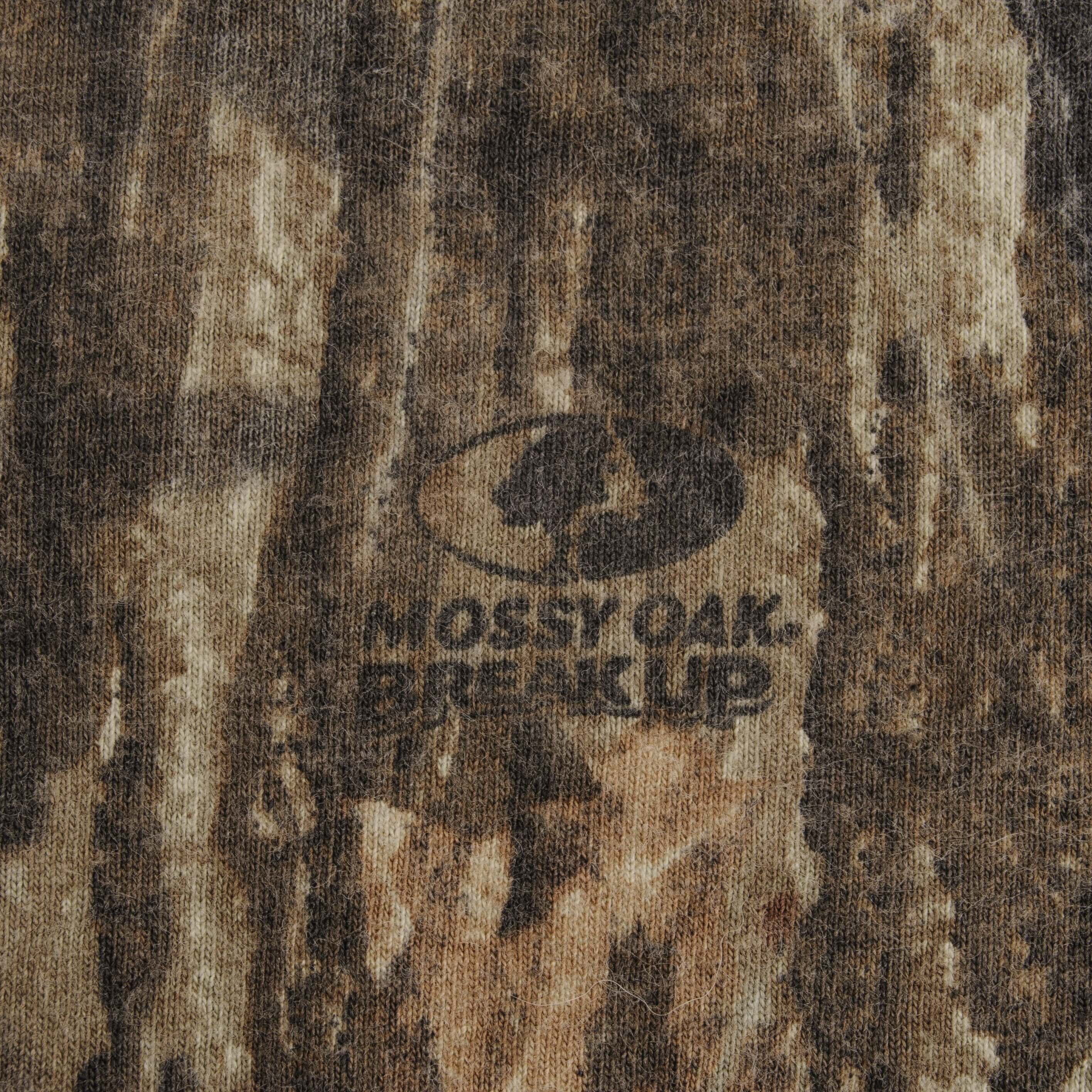 Vintage Hunting Mossy Oak Break Up Camo Long Sleeve Pocket Tee Shirt Size 2XL