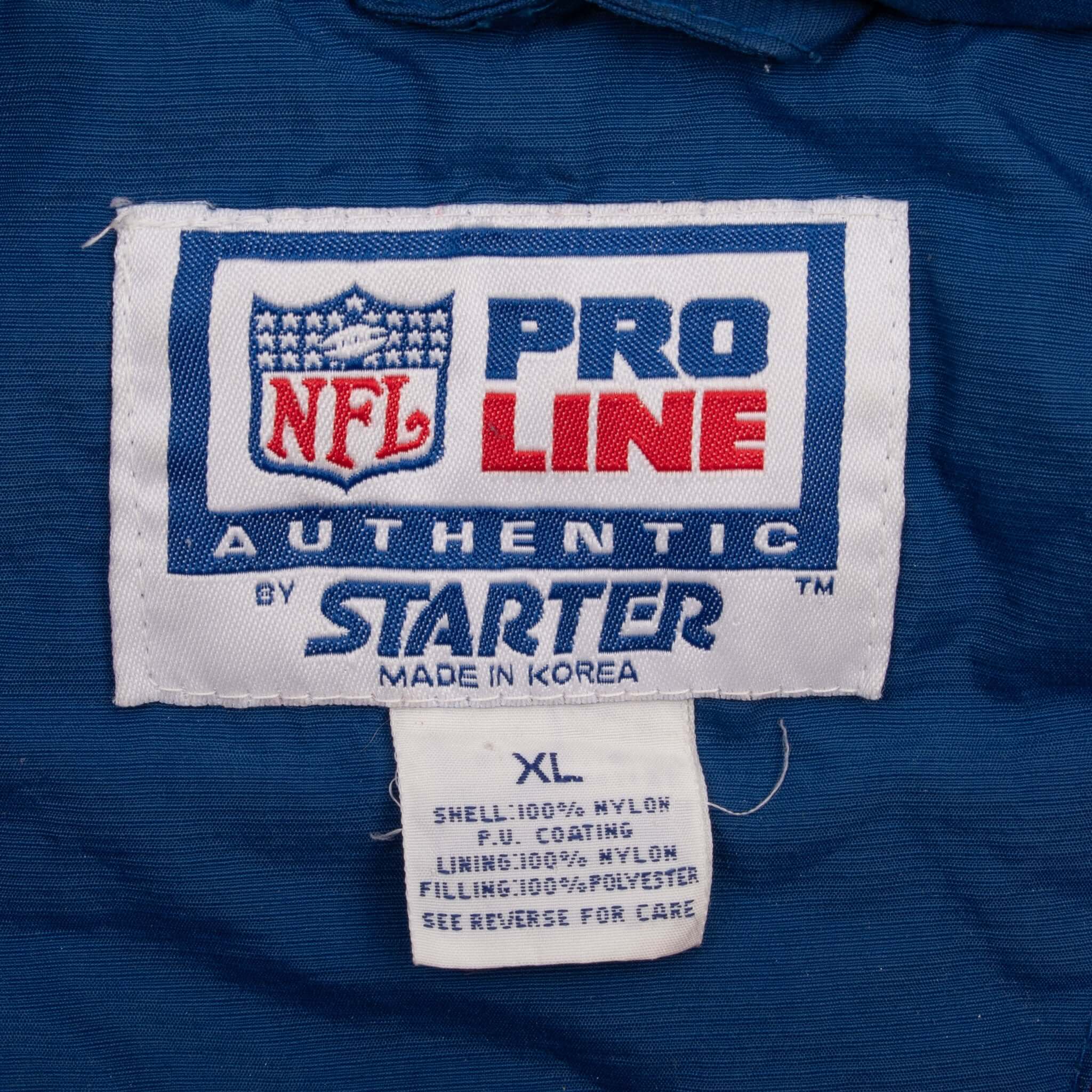 Vintage Nfl New York Giants Heavy Pullover Starter Jacket 1990S Size XL