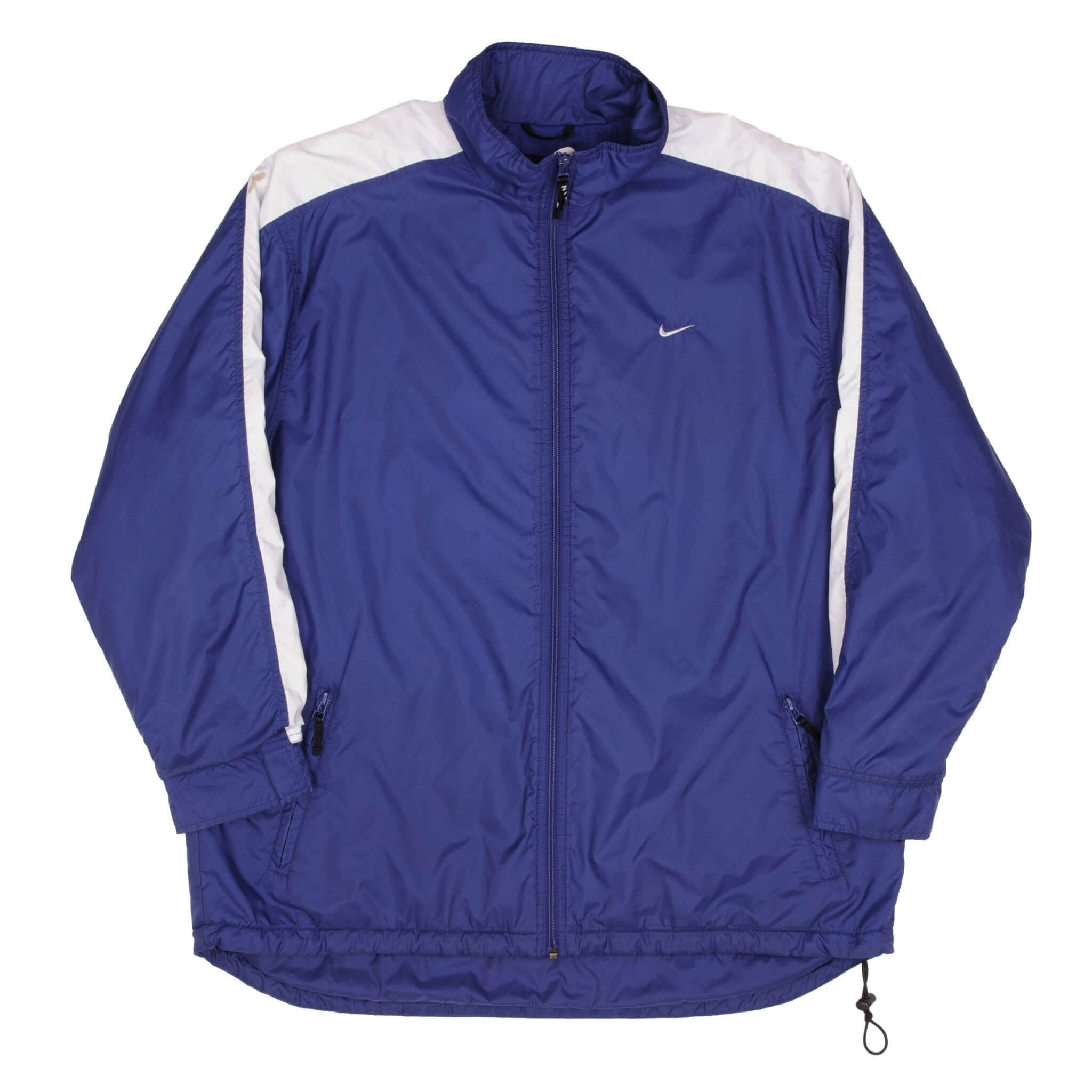 Vintage Nike Spellout Swoosh Windbreaker Jacket 1990S Size XL