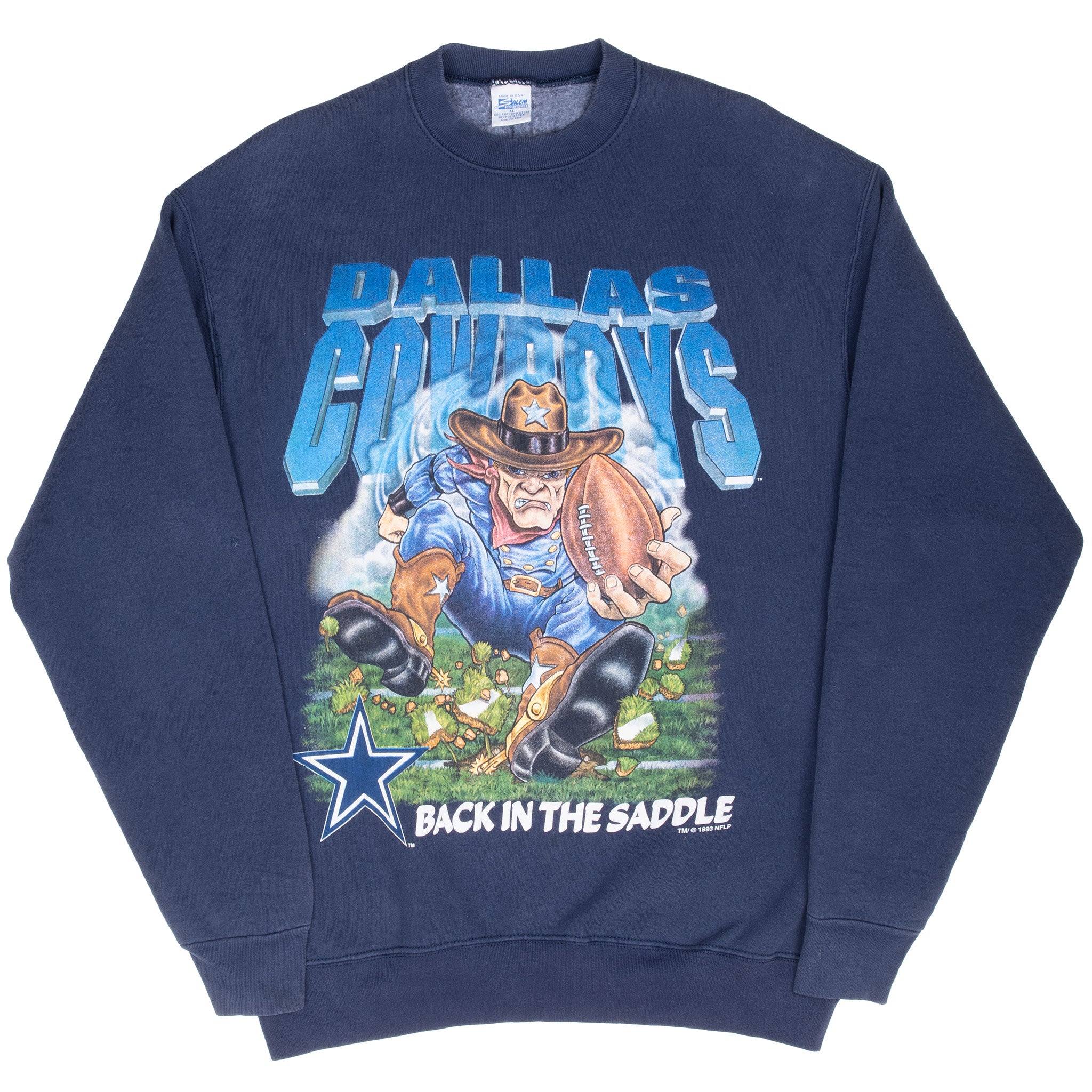 Vintage Nfl Dallas Cowboys 1993 Sweatshirt Size XL Made In Usa