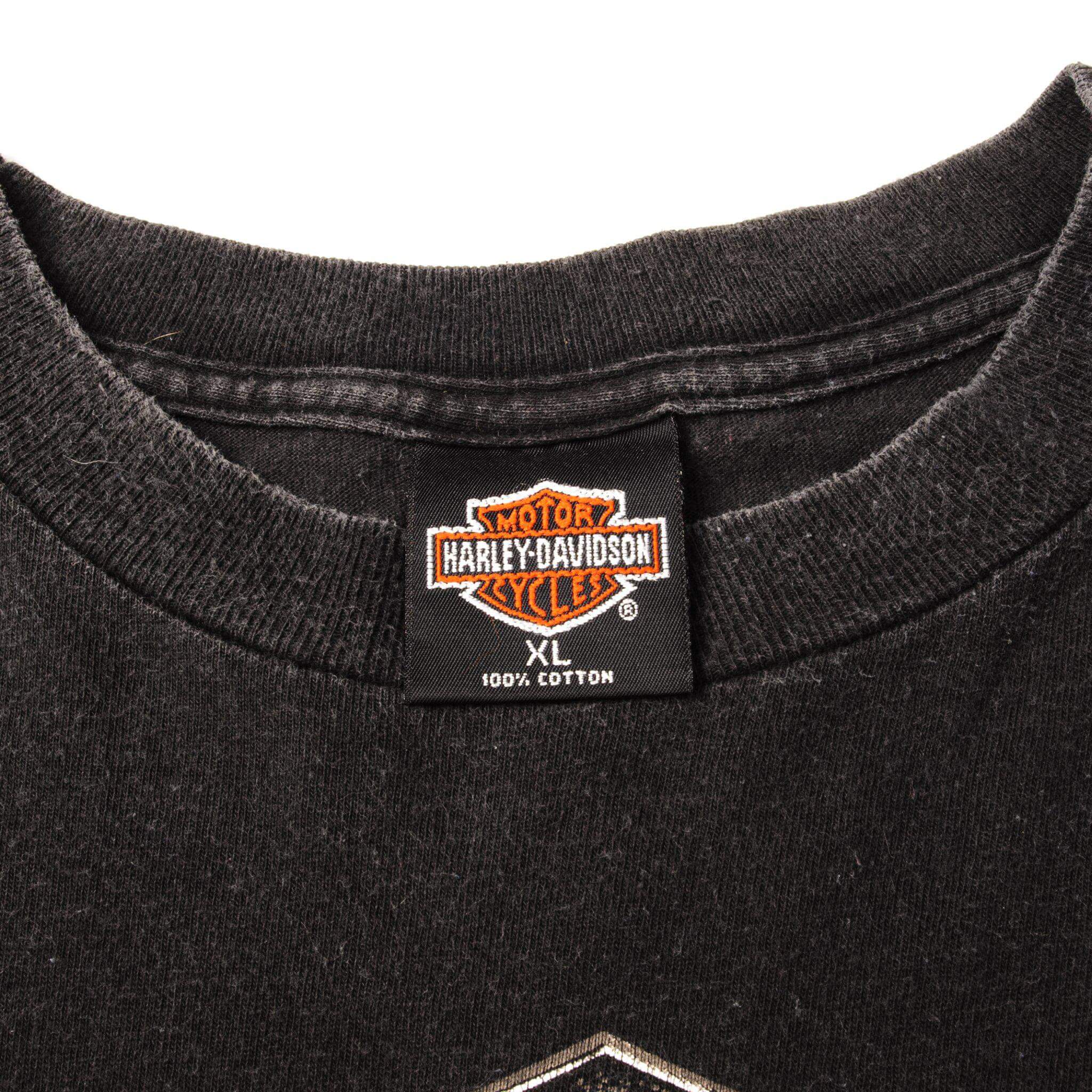 VINTAGE HARLEY DAVIDSON LONG SLEEVES TEE SHIRT 1993 SIZE XL MADE IN USA