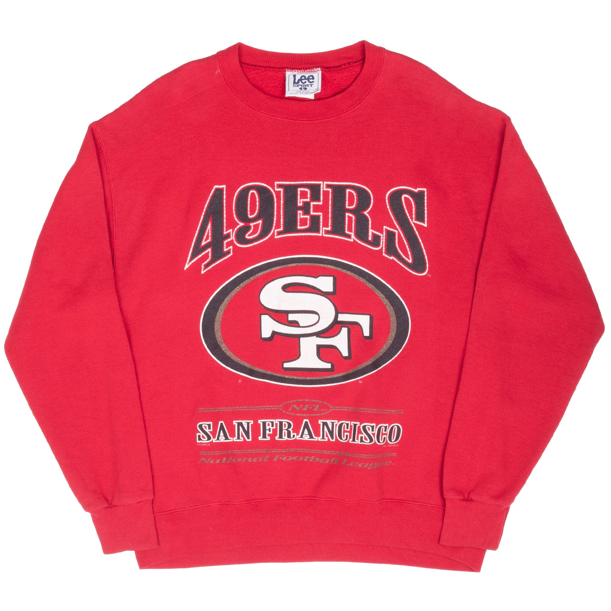 Vintage Nfl San Francisco 49Ers 1992 Sweatshirt Size Large Made In Usa