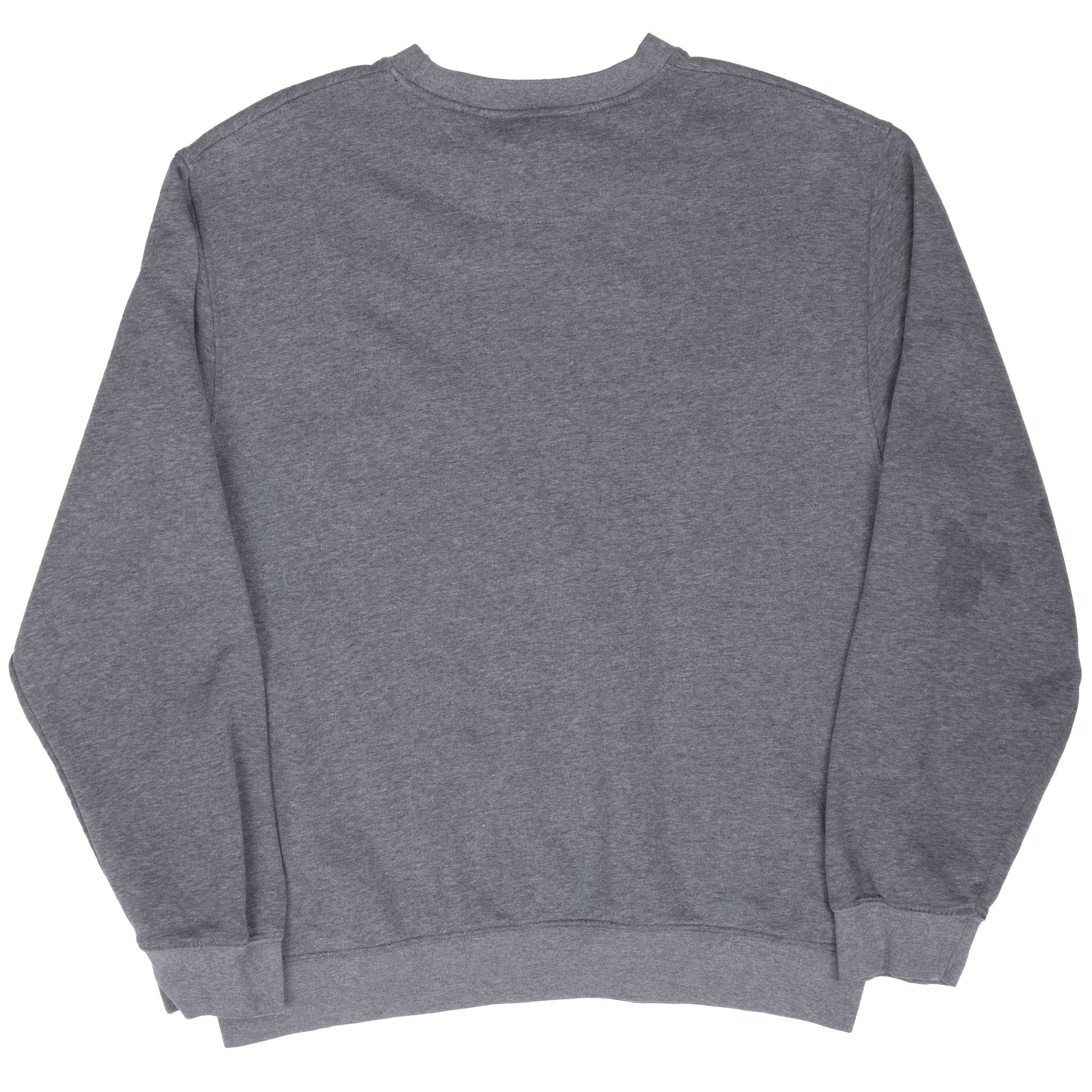 Vintage Nike Classic Swoosh Dark Grey Sweatshirt 2000S Size Large