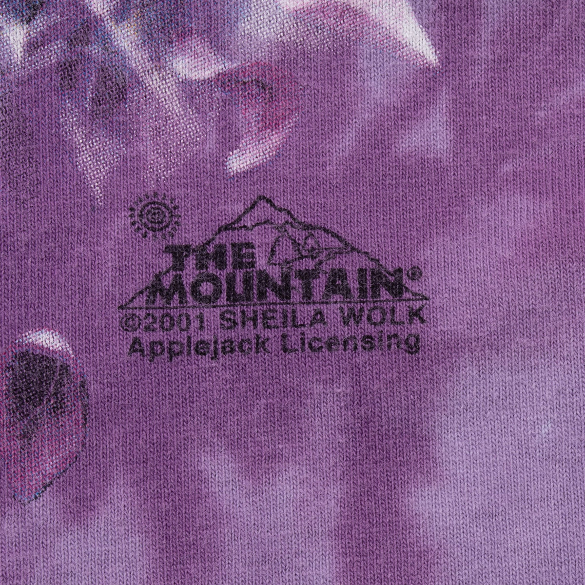 Close-up of The Mountain 2001 Sheila Wolk Applejack Licensing print mark