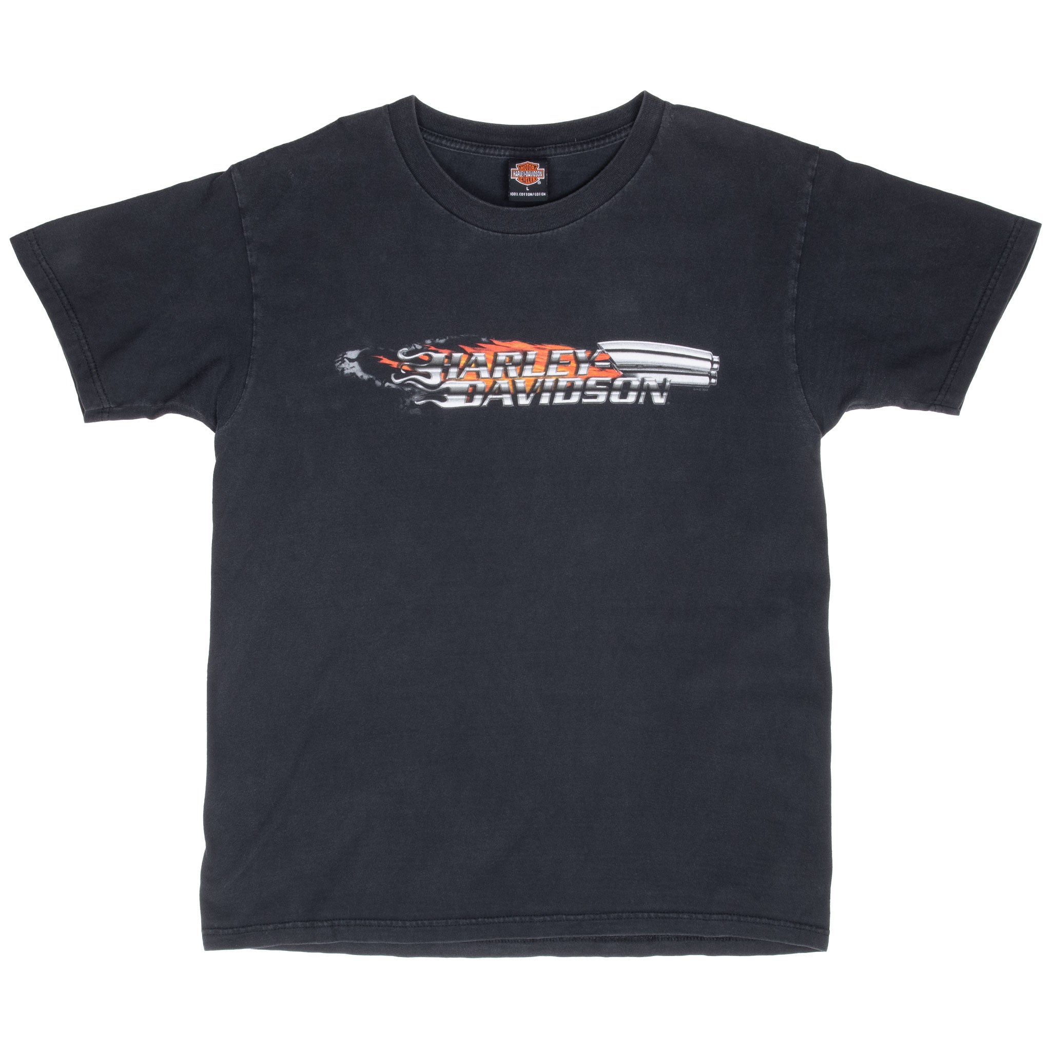 VINTAGE HARLEY DAVIDSON BILLINGS MONTANA 2002 TEE SHIRT LARGE MADE IN USA