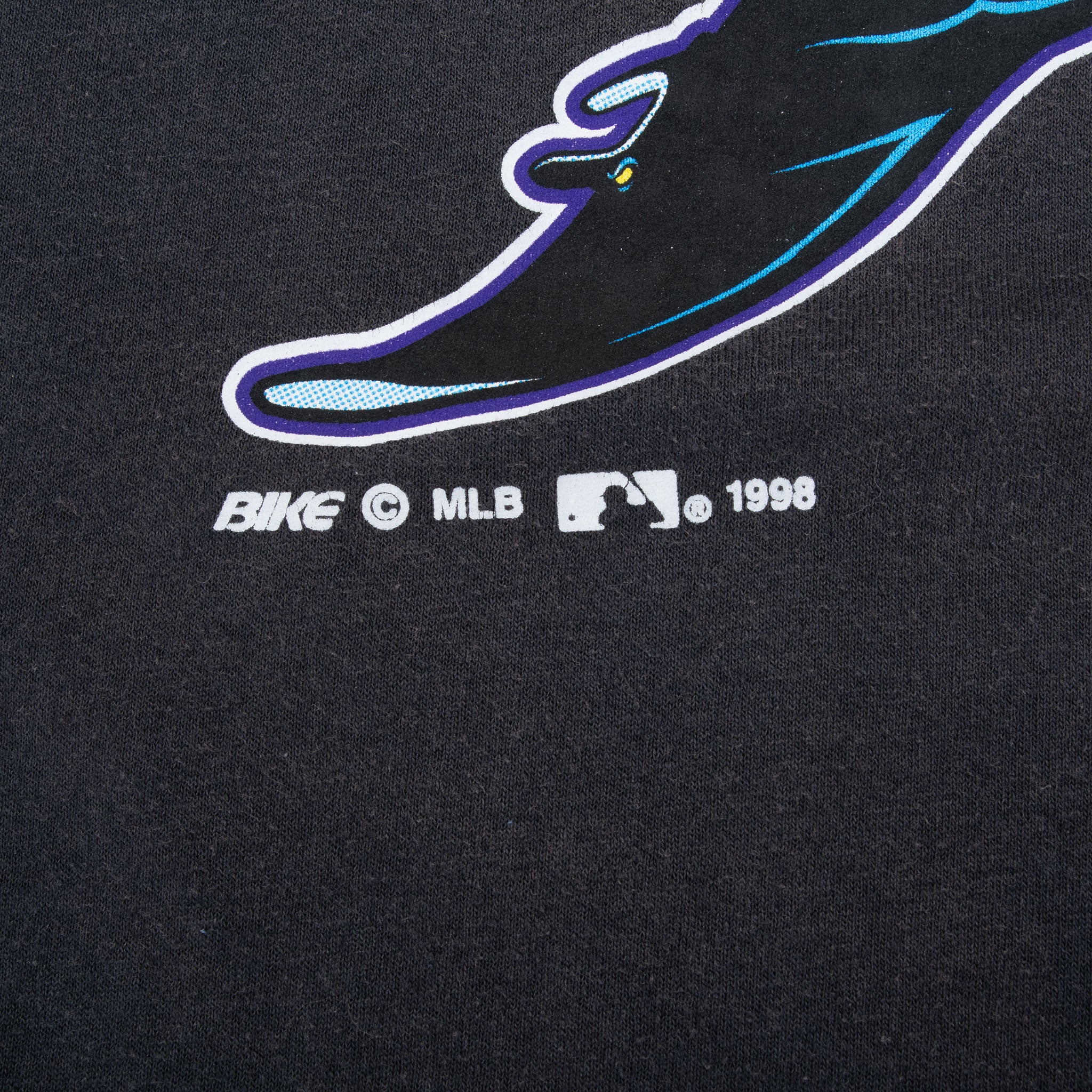 Vintage Mlb Tampa Bay Devil Rays Tee Shirt 1998 Size XL Made In Usa With Single Stitch Sleeves