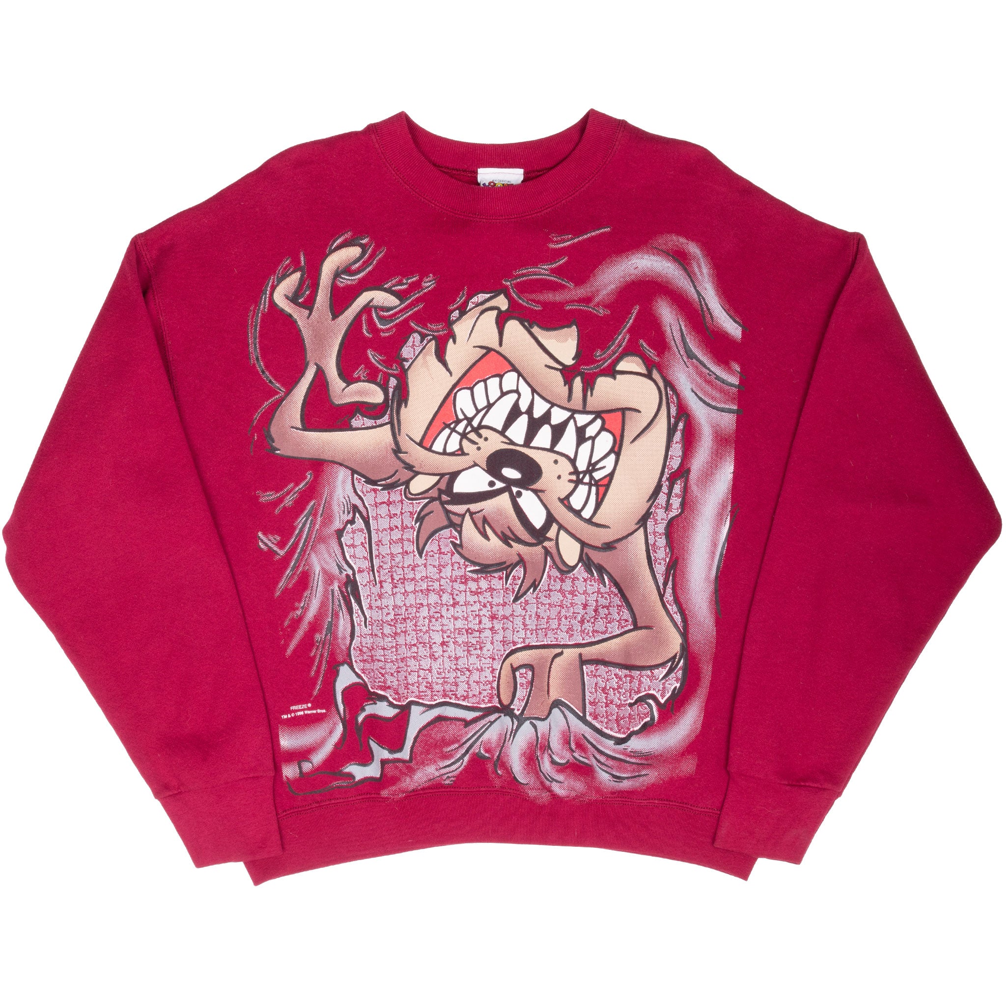 Vintage Looney Tunes Taz 1996 Sweatshirt Size XL Made In Usa