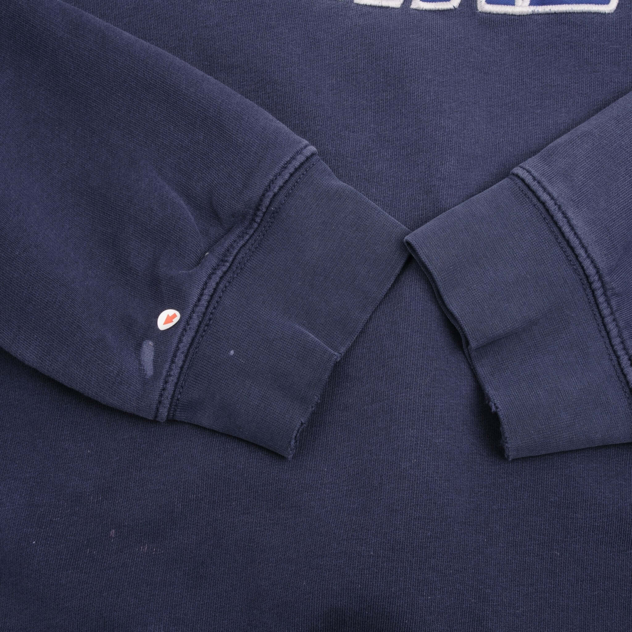 Vintage Nike Spellout Navy Blue Crewneck Sweatshirt 2000S Size XL