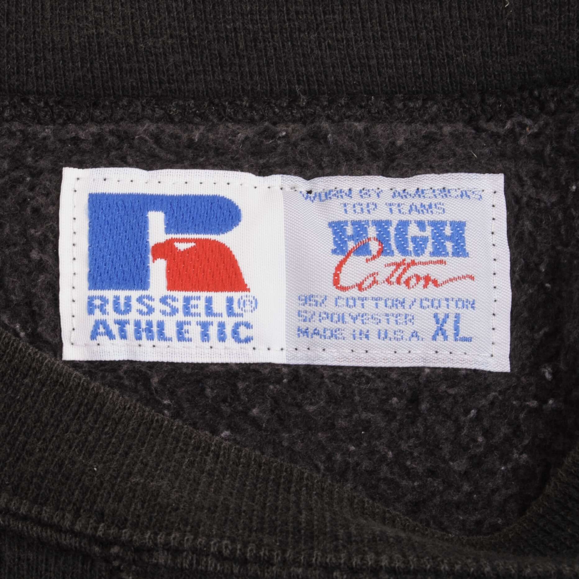 Vintage Texas Tech University Black Russel Sweatshirt Size XL 1990S