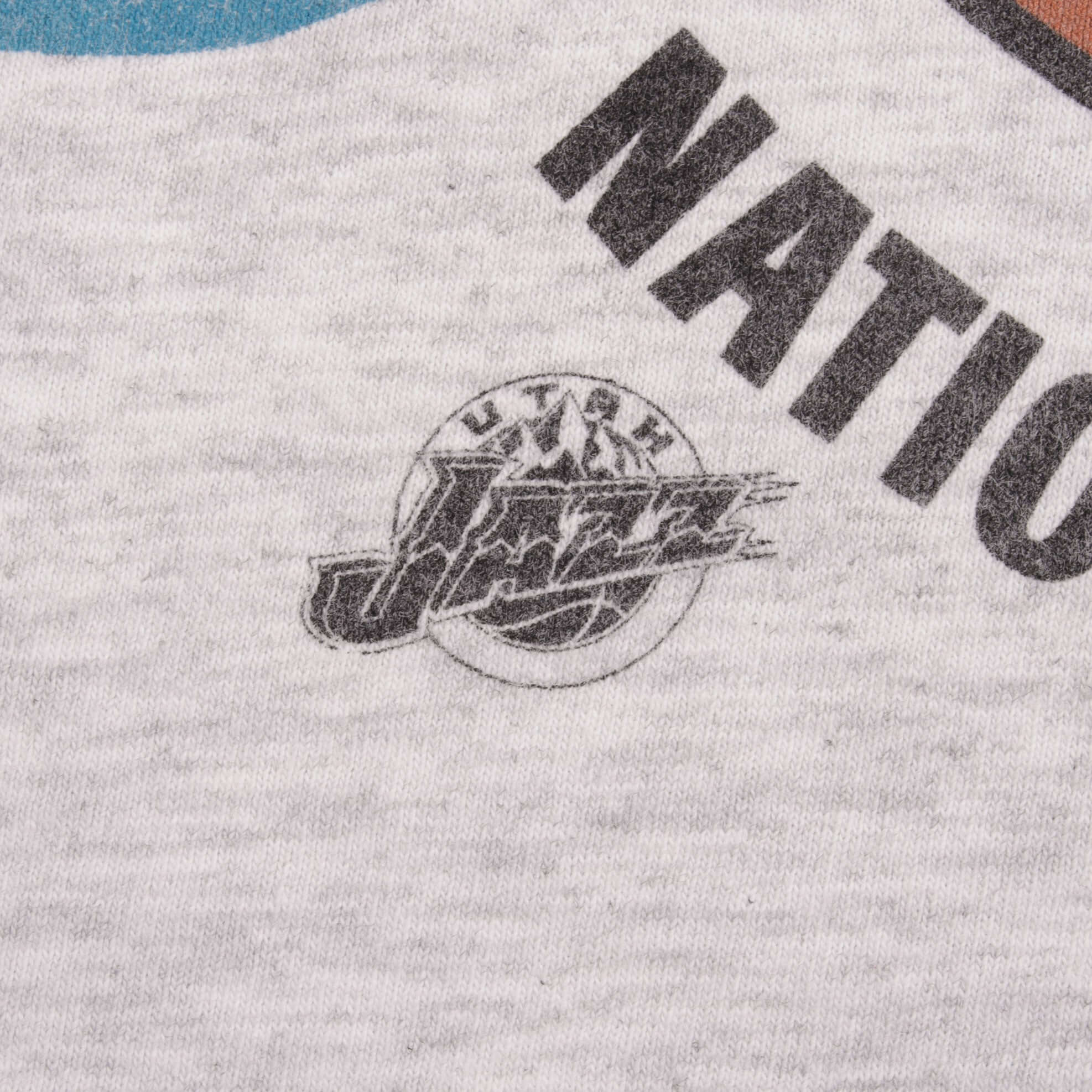 Vintage NBA Utah Jazz 1990s Tee Shirt Size 2XL Made In USA With Single Stitch Sleeves