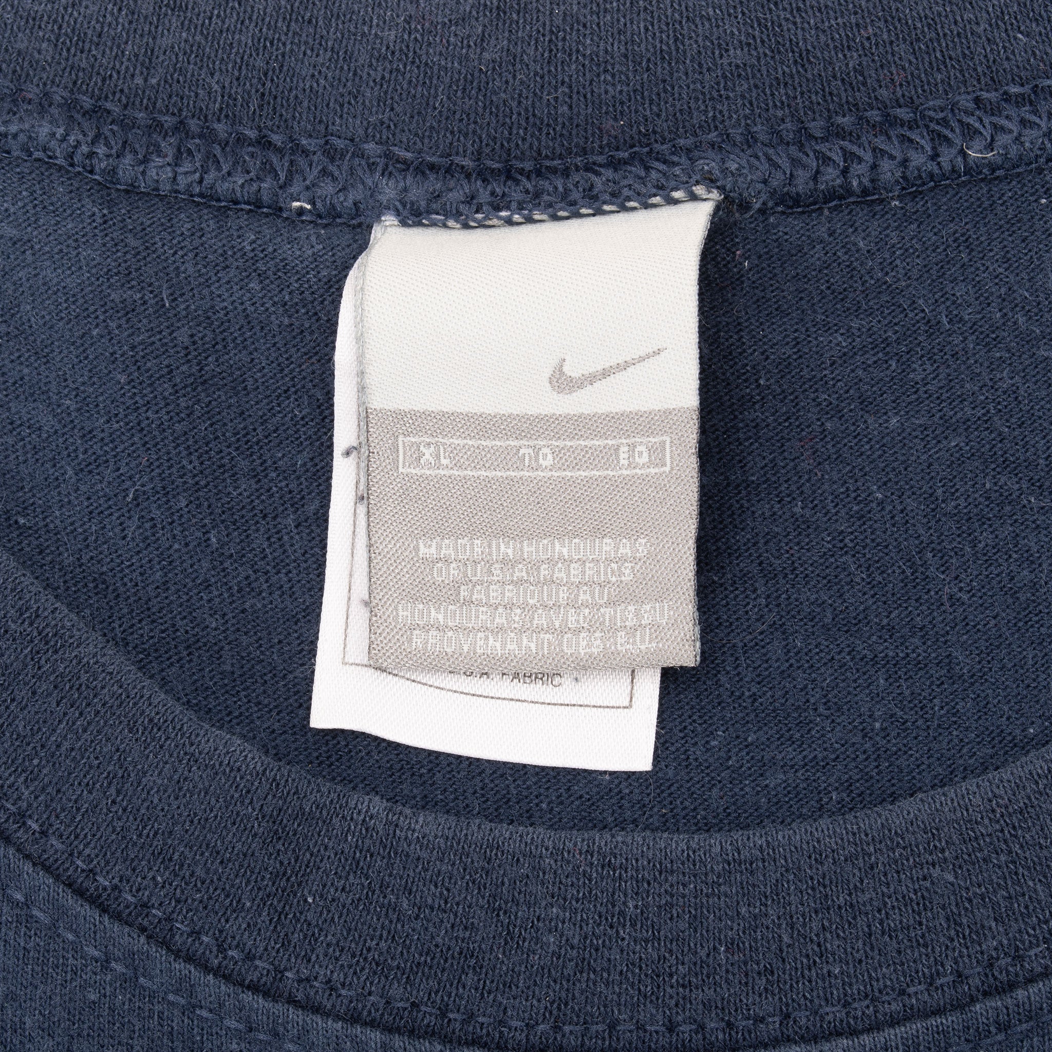 Vintage Nike Swoosh Navy Blue Tank Top Tee Shirt 2000S Size XL