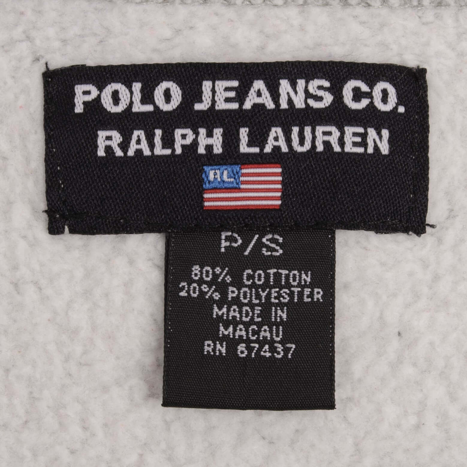 Vintage Polo Jeans Company Ralph Lauren Us Flag Sweatshirt 1990S Size Small