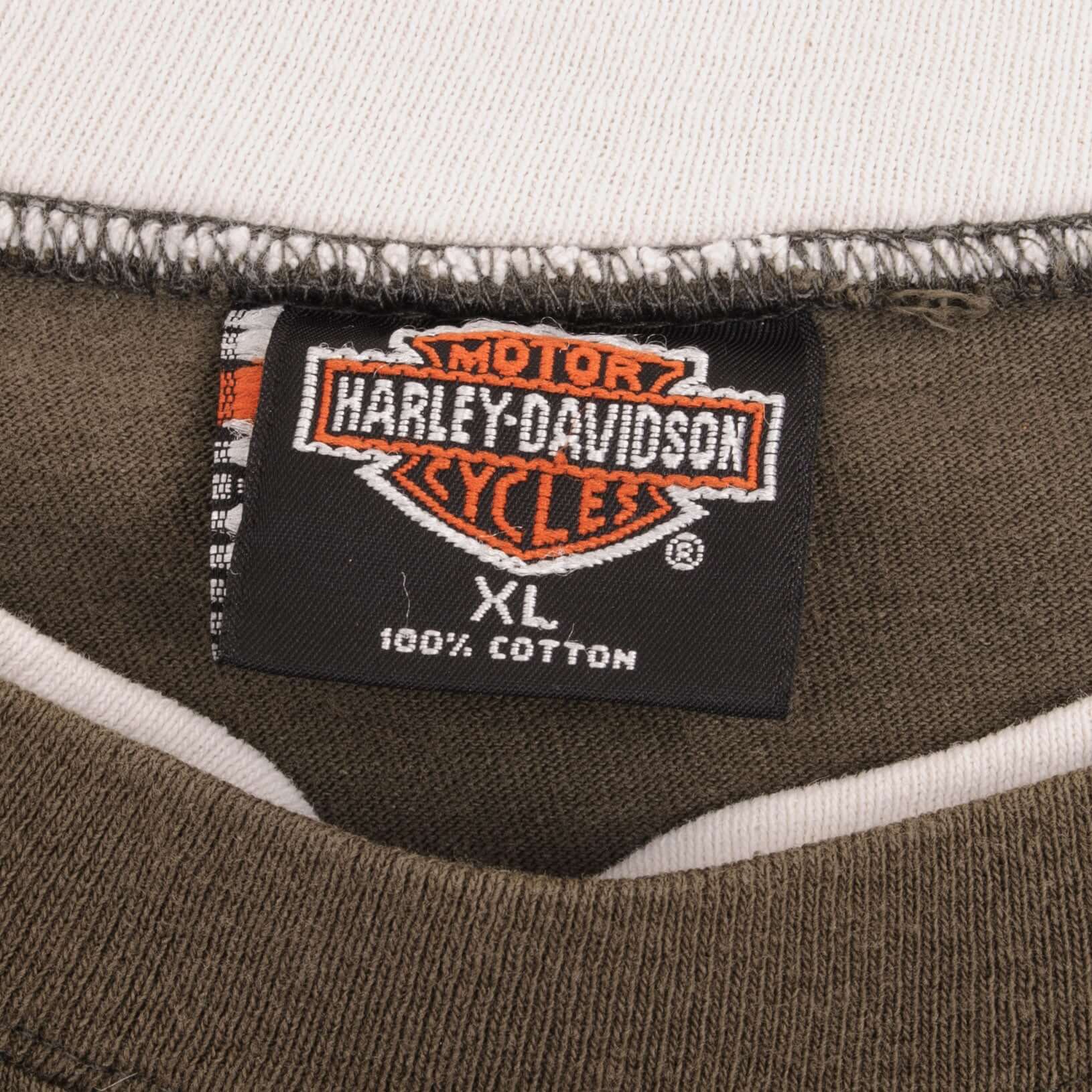 Vintage Harley Davidson Chicago Illinois 1990S Size XL Made In USA With Single Stitch Sleeves