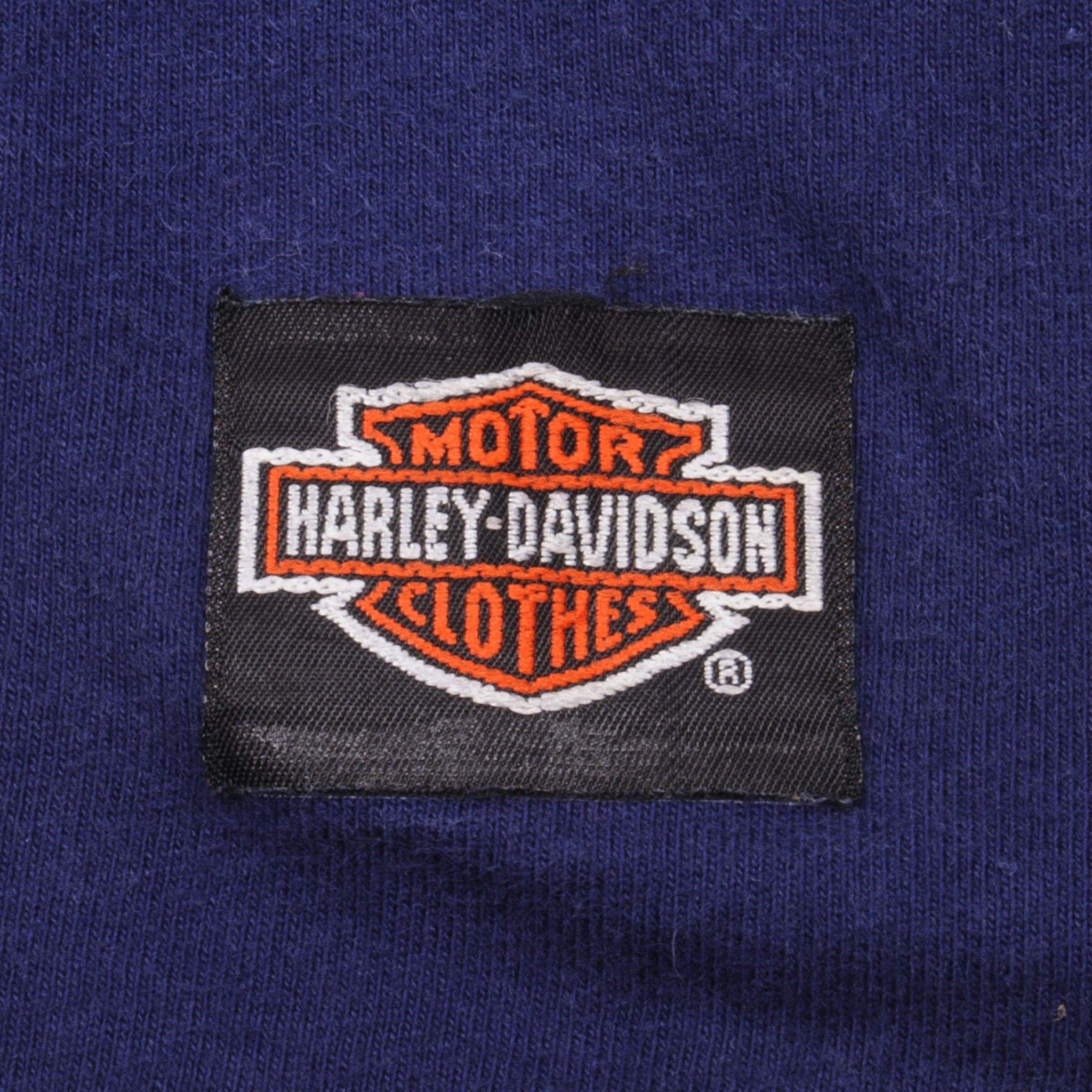 Vintage Harley Davidson Toronto, Canada 1987 Tee Shirt Size XL Made In Usa
