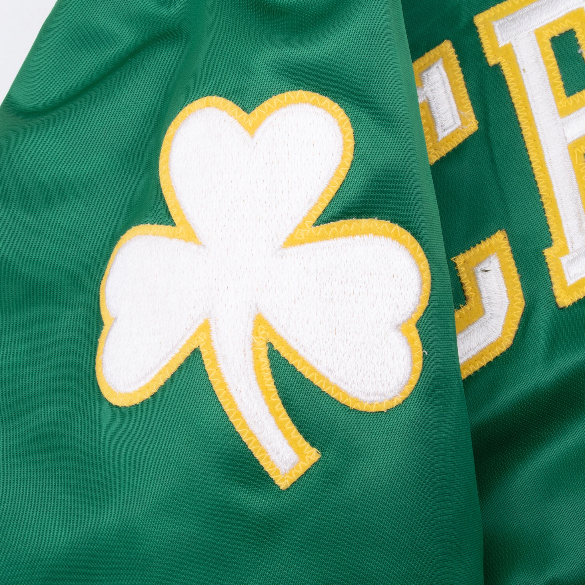 Vintage Nba Boston Celtics Bomber Starter Satin Jacket 1990S Size XL Made In Usa