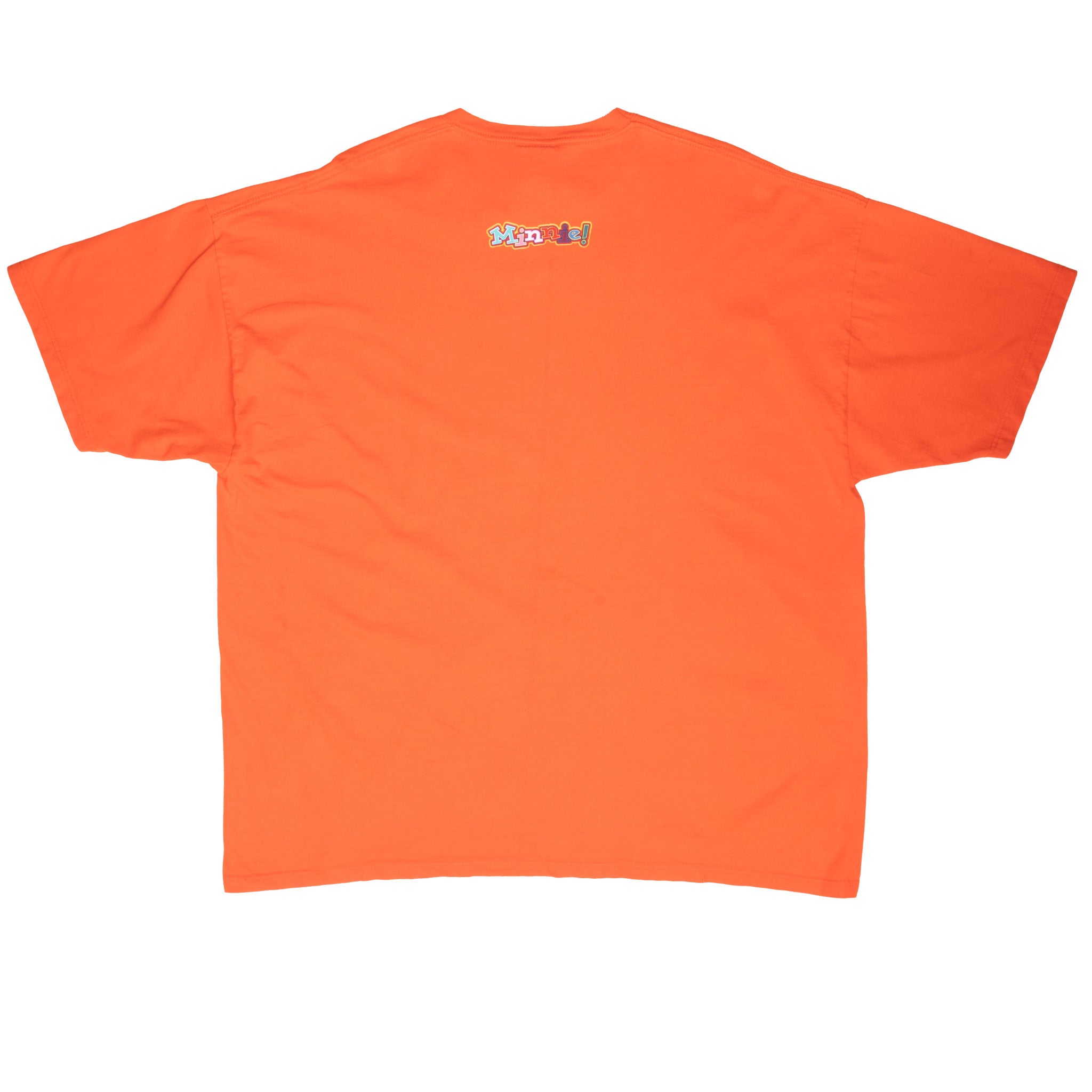 Vintage Disney Minnie Mouse Orange Tee Shirt 1990S Size 2XL Made In Usa