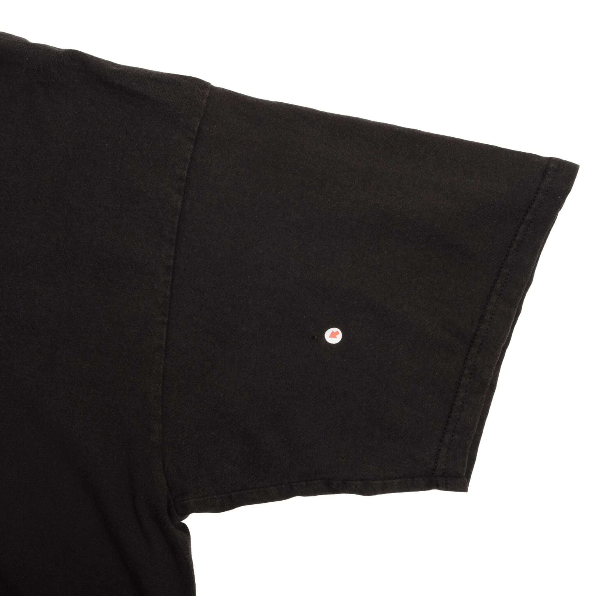 VINTAGE NIKE CLASSIC SWOOSH BLACK TEE SHIRT 1990S SIZE XL MADE IN USA