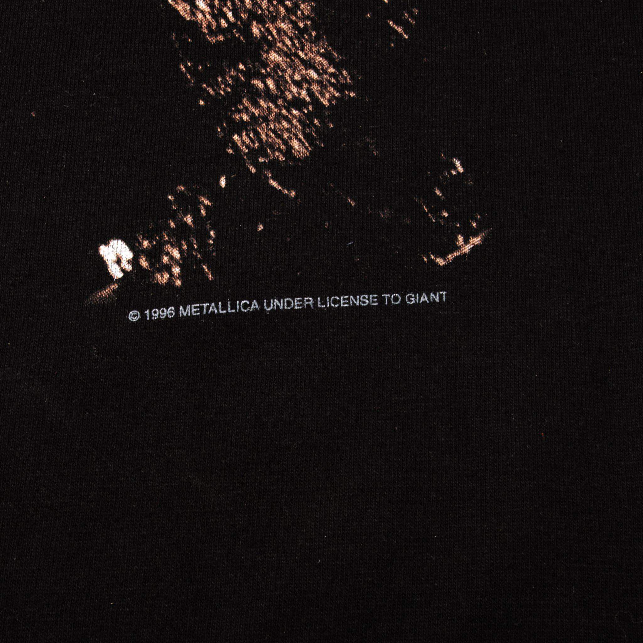 VINTAGE METALLICA ON THE LOAD AGAIN TOUR TEE SHIRT 1996 SIZE LARGE