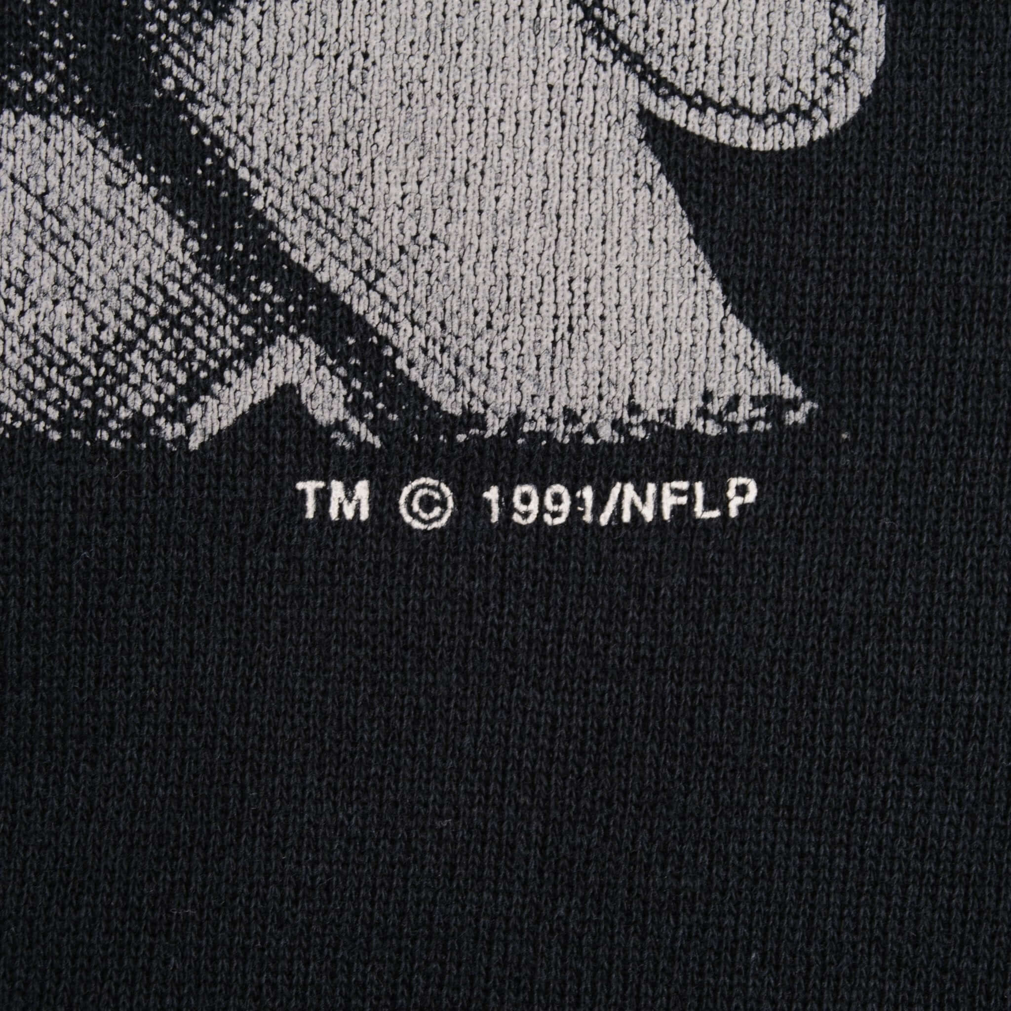 Vintage Nfl Los Angeles Raiders All Over Print 1991 Sweatshirt Size Large Made In Usa