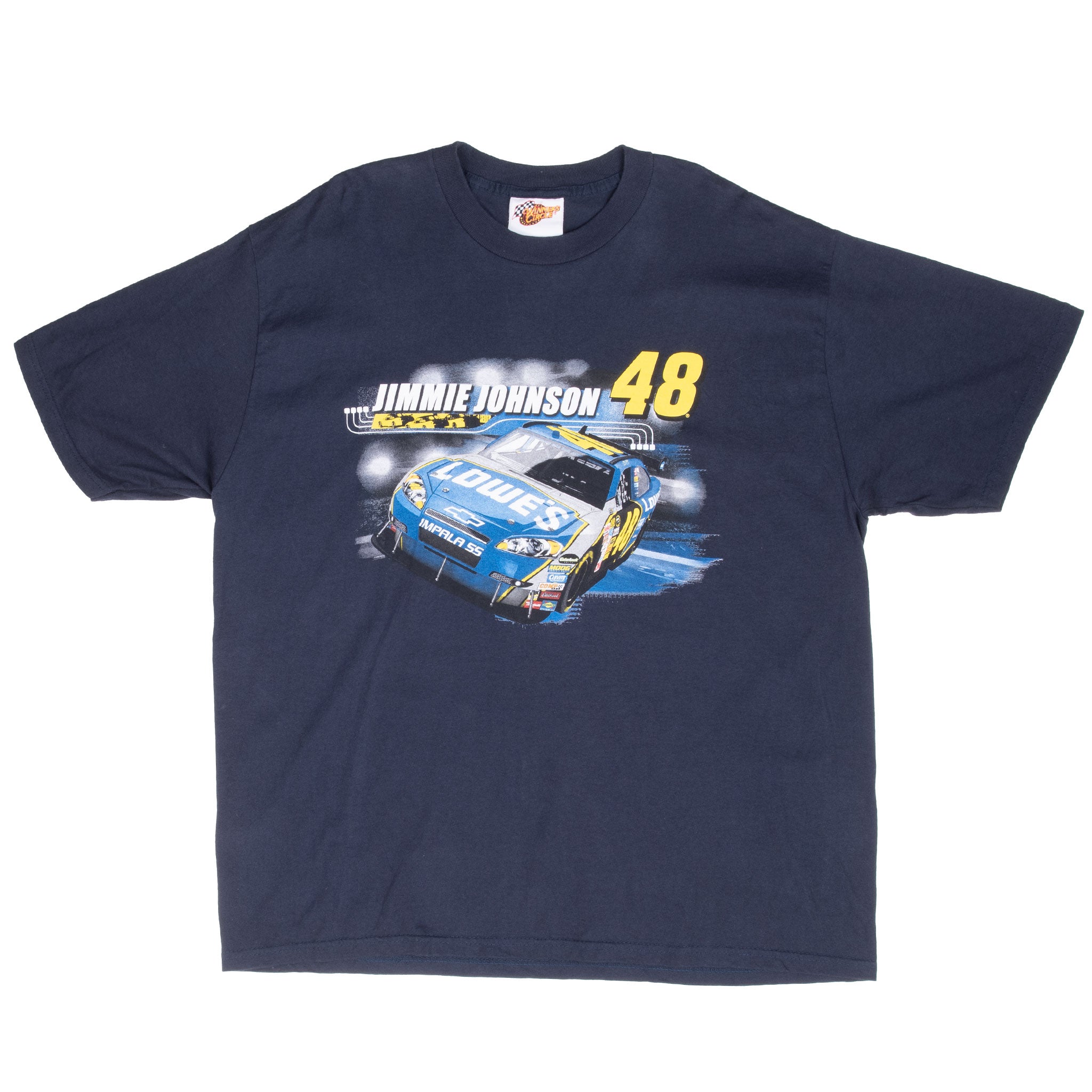 Vintage Nascar Jimmie Johnson Tee Shirt 2008 Size XL