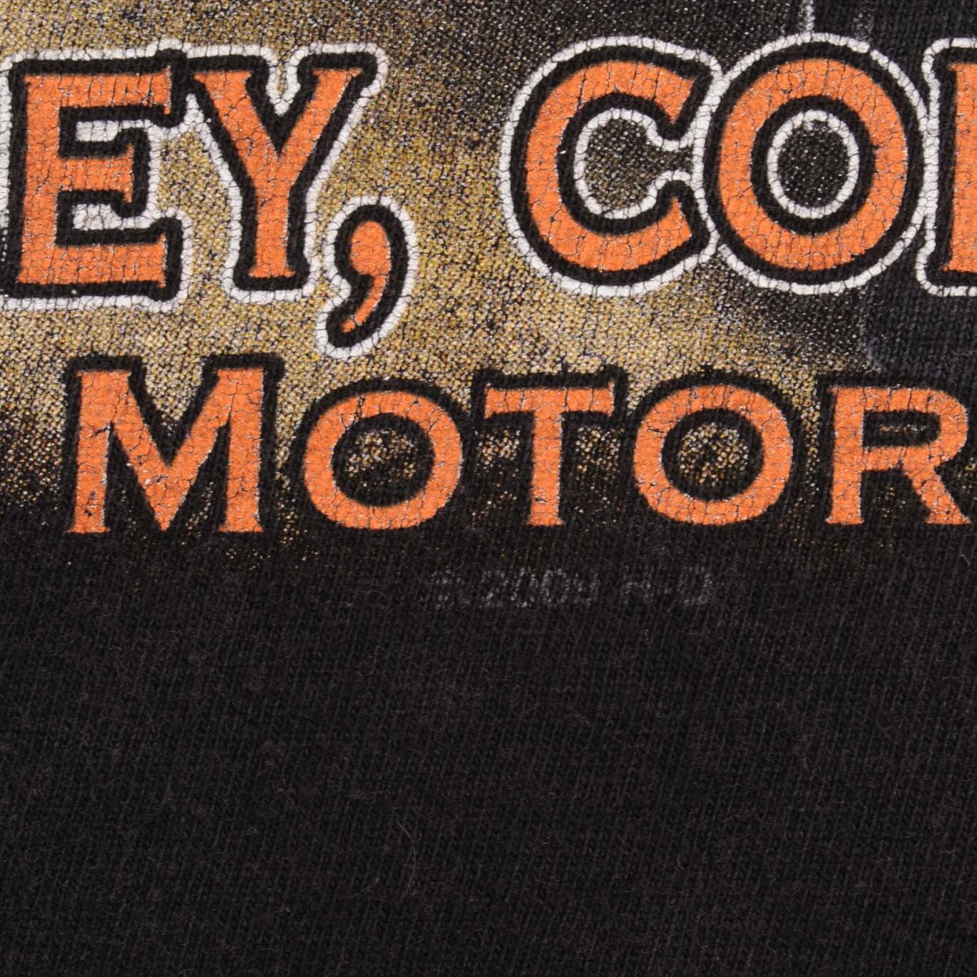 Vintage Harley Davidson Greeley Colorado Long Sleeve Tee Shirt 2009 Size XL Made In USA