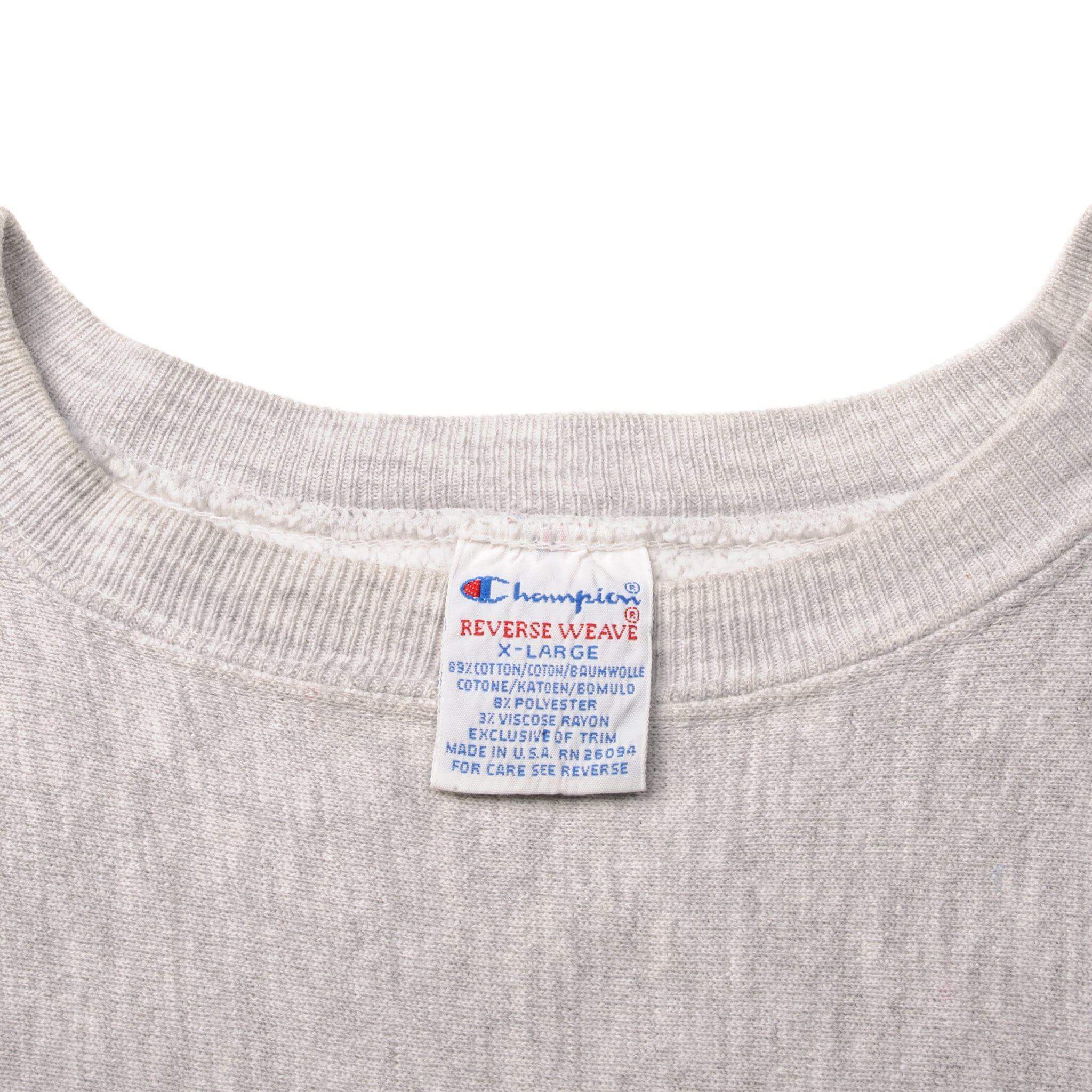 VINTAGE CHAMPION REVERSE WEAVE SWEATSHIRT 1990-MID 1990’s SIZE XL MADE IN USA
