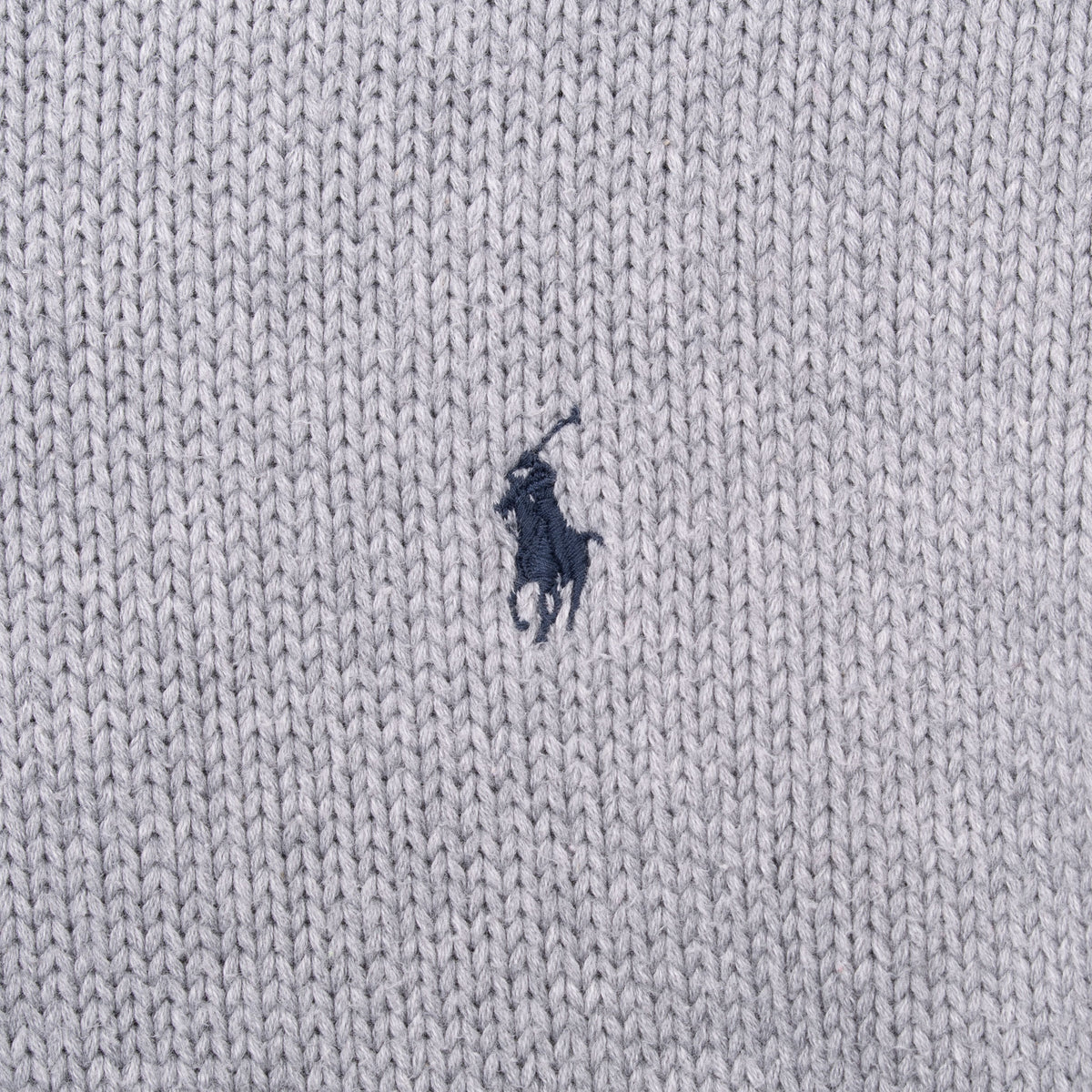 Vintage Polo Ralph Lauren Grey Knit Crewneck Sweater 1990S Size Large