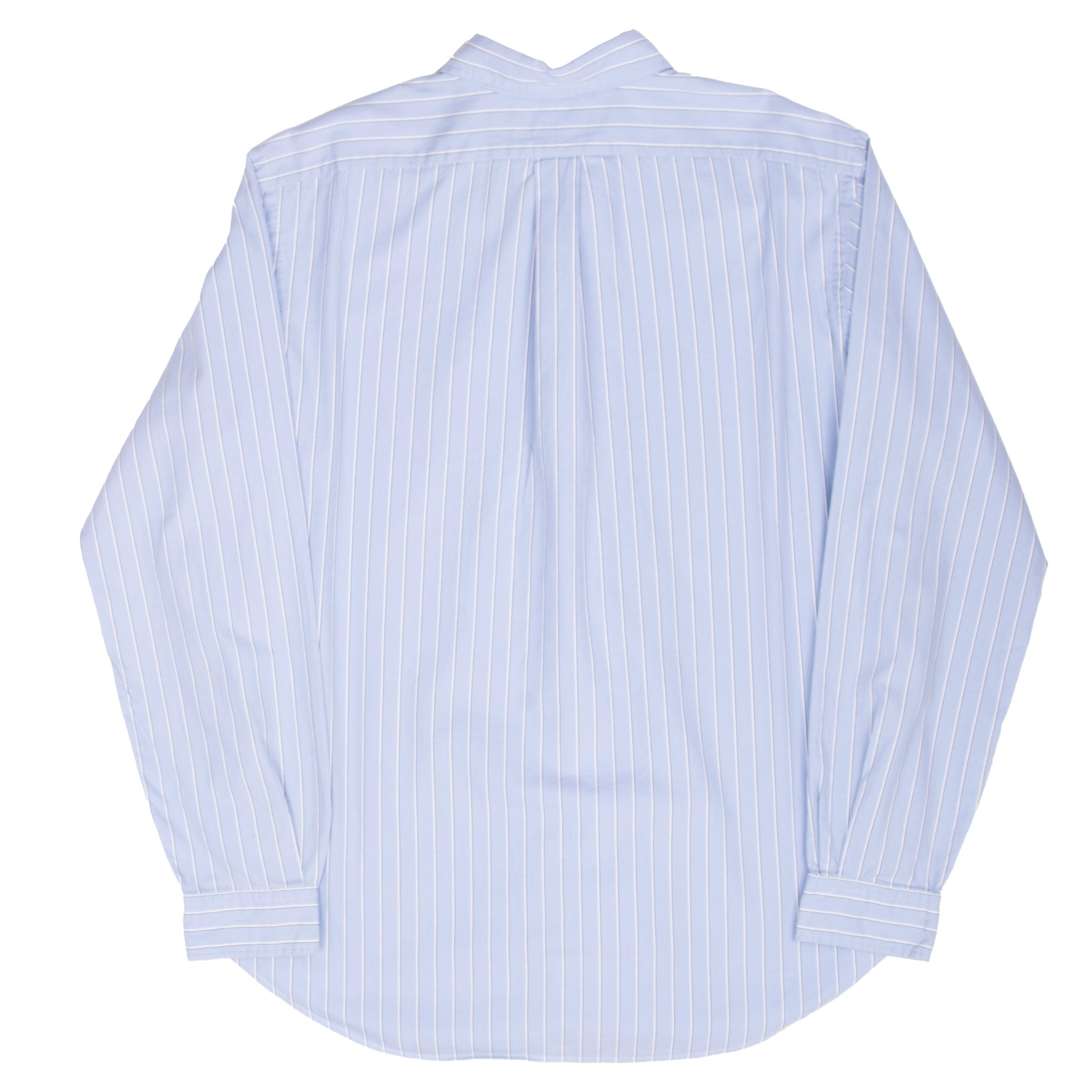 Vintage Ralph Lauren Blue Striped Shirt 1990S Size Large