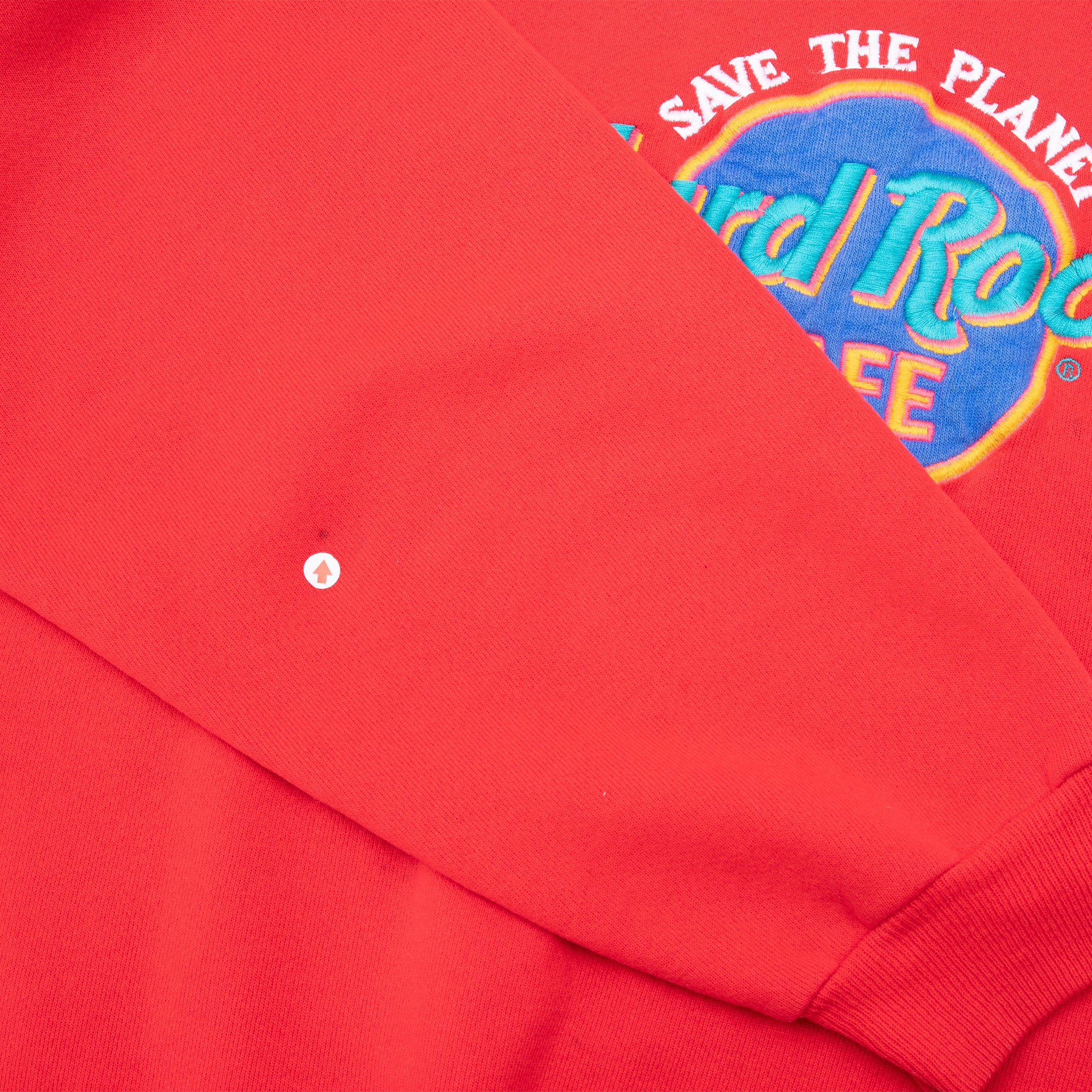 VINTAGE HARD ROCK CAFE SAVE THE PLANET HONOLULU SWEATSHIRT 1990S XL MADE IN USA