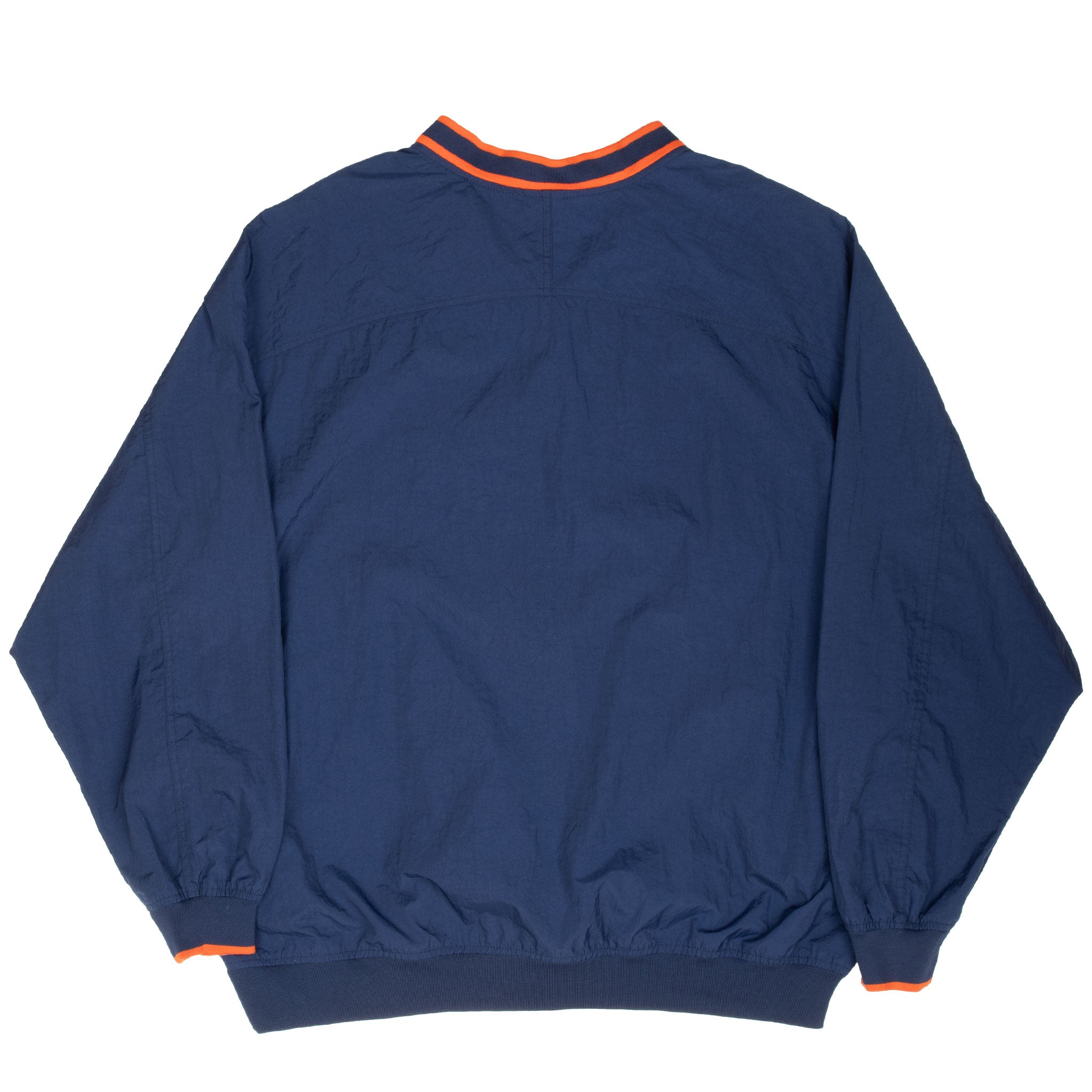 Vintage Nike Center Swoosh Blue Pullover Windbreaker Jacket 1990S Size 2XL