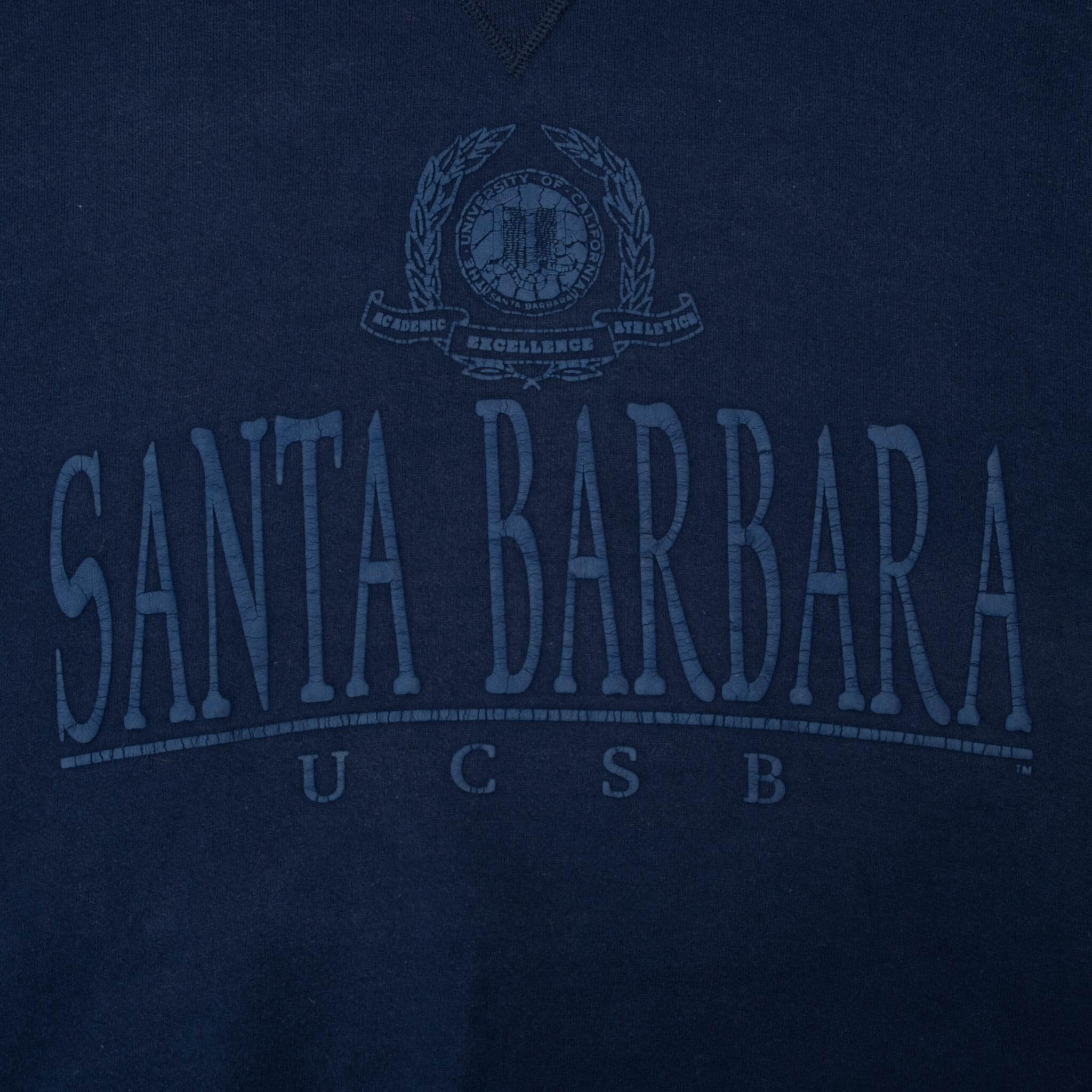 Vintage Ucsb Santa Barbara Blue Russell Sweatshirt 1990S Size XL Made In USA
