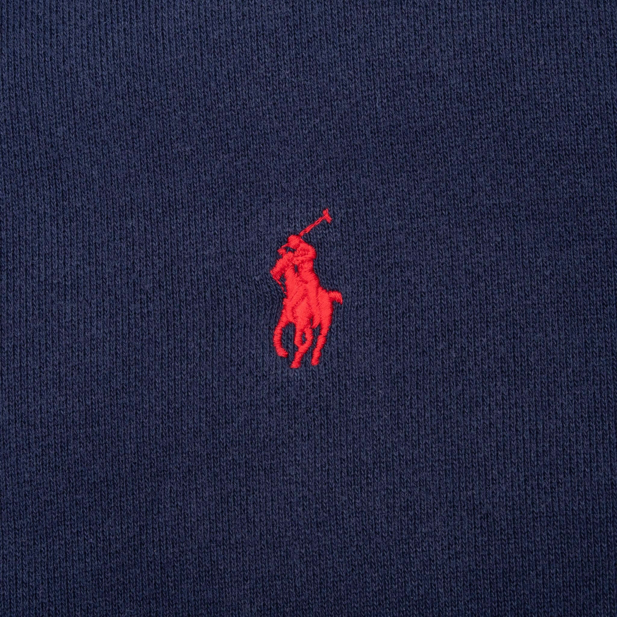 Vintage Ralph Lauren 1990S Classic Navy Blue Crewneck Sweatshirt Size Large