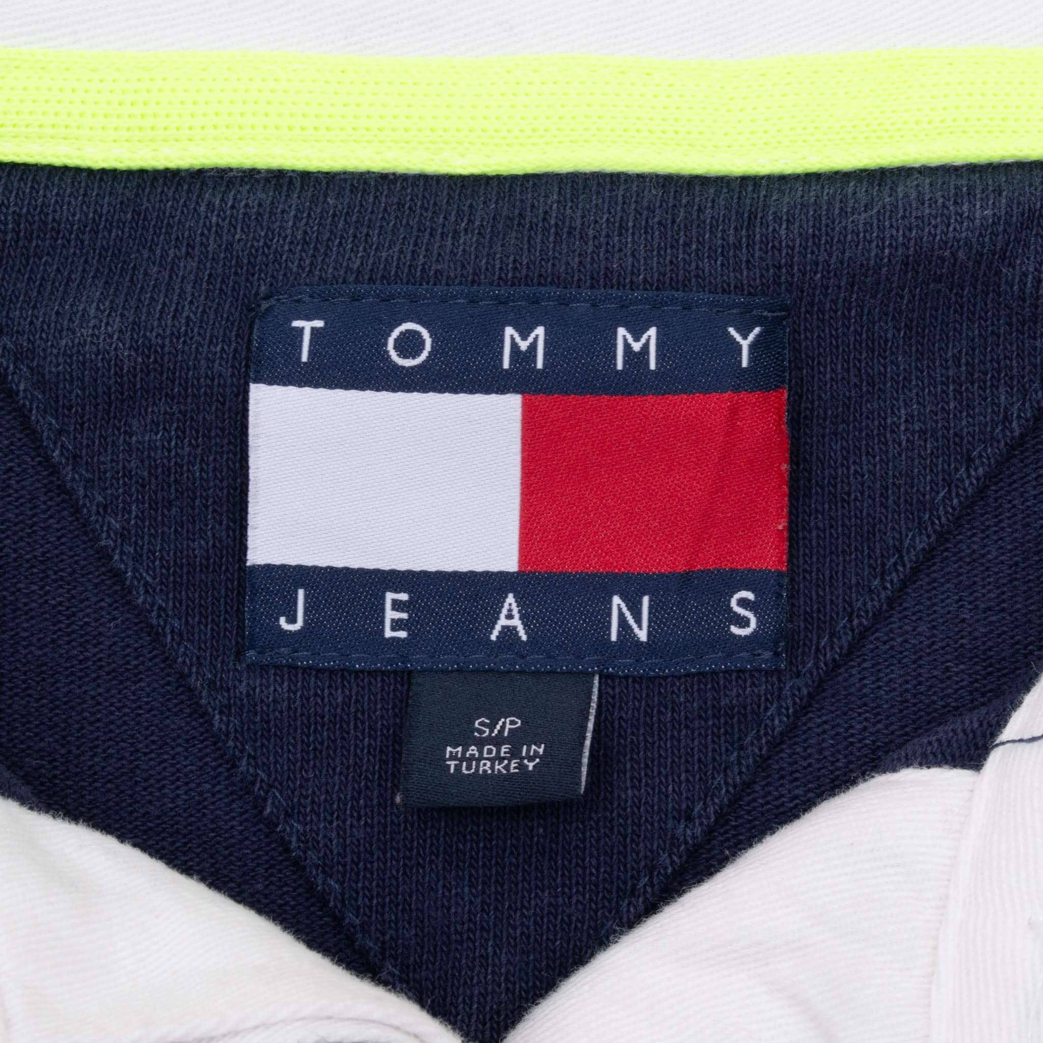 Vintage Tommy Hilfiger Jeans Rugby Polo Shirt Size Small