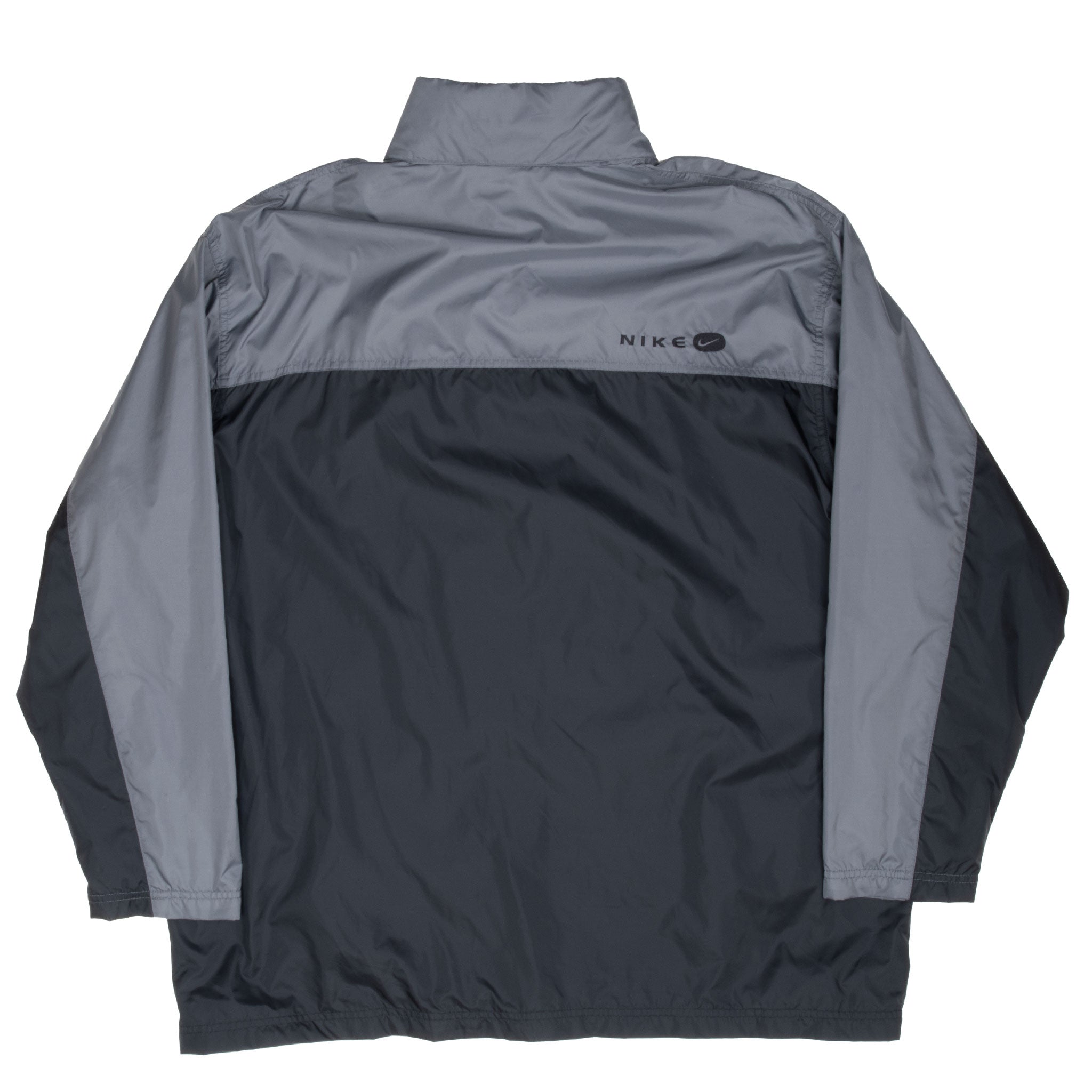Vintage Nike Classic Black And Grey Windbreaker Jacket 2000S Size XL