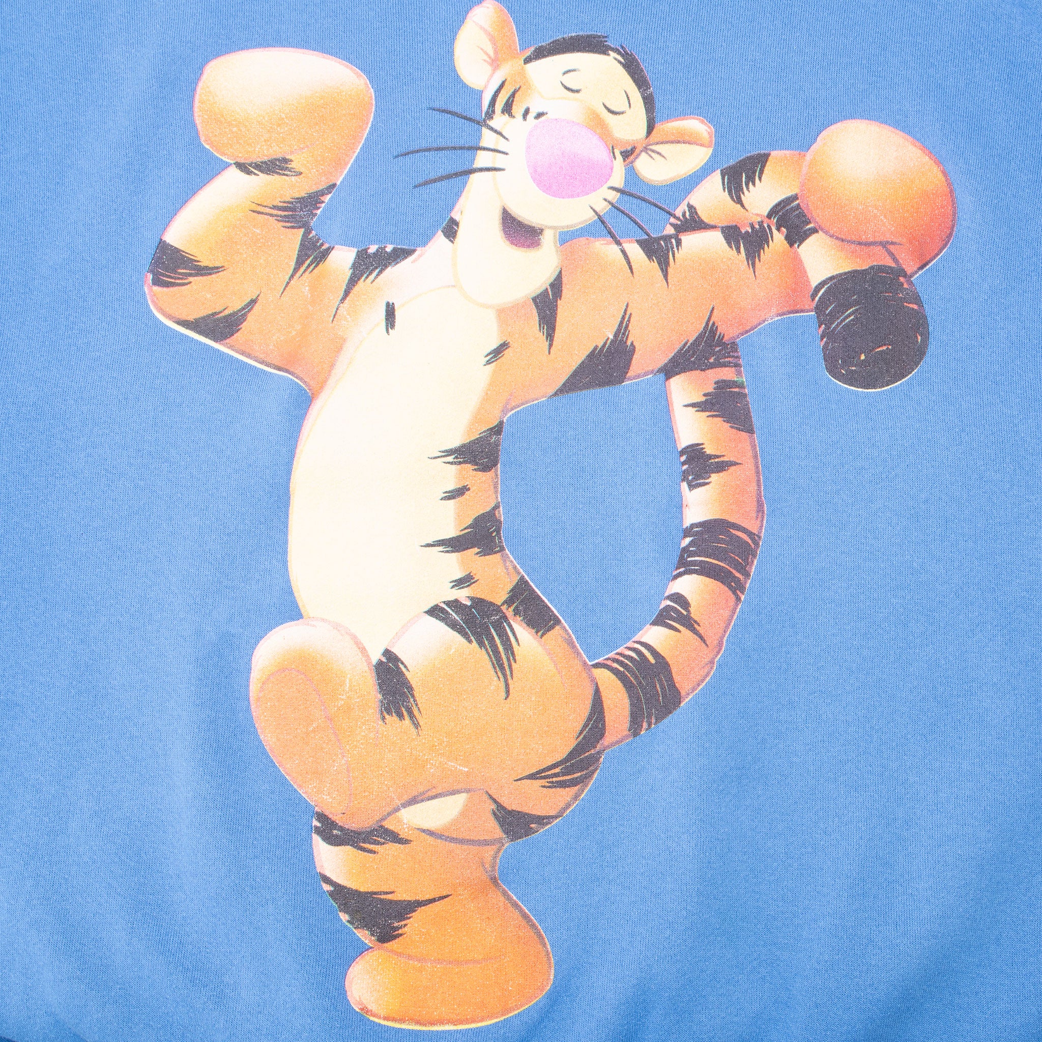 Vintage Disney Tigger Blue Sweatshirt Size XL 1990S Made In Usa