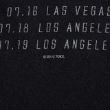 Vintage Tool 2010 Tour Los Angeles Tee Shirt Size Large