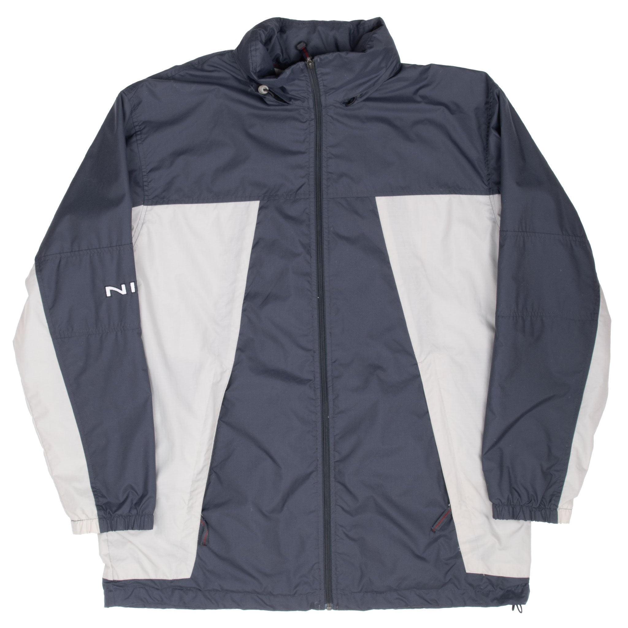 Vintage Nike Grey Windbreaker Jacket Size 2XL 2000S