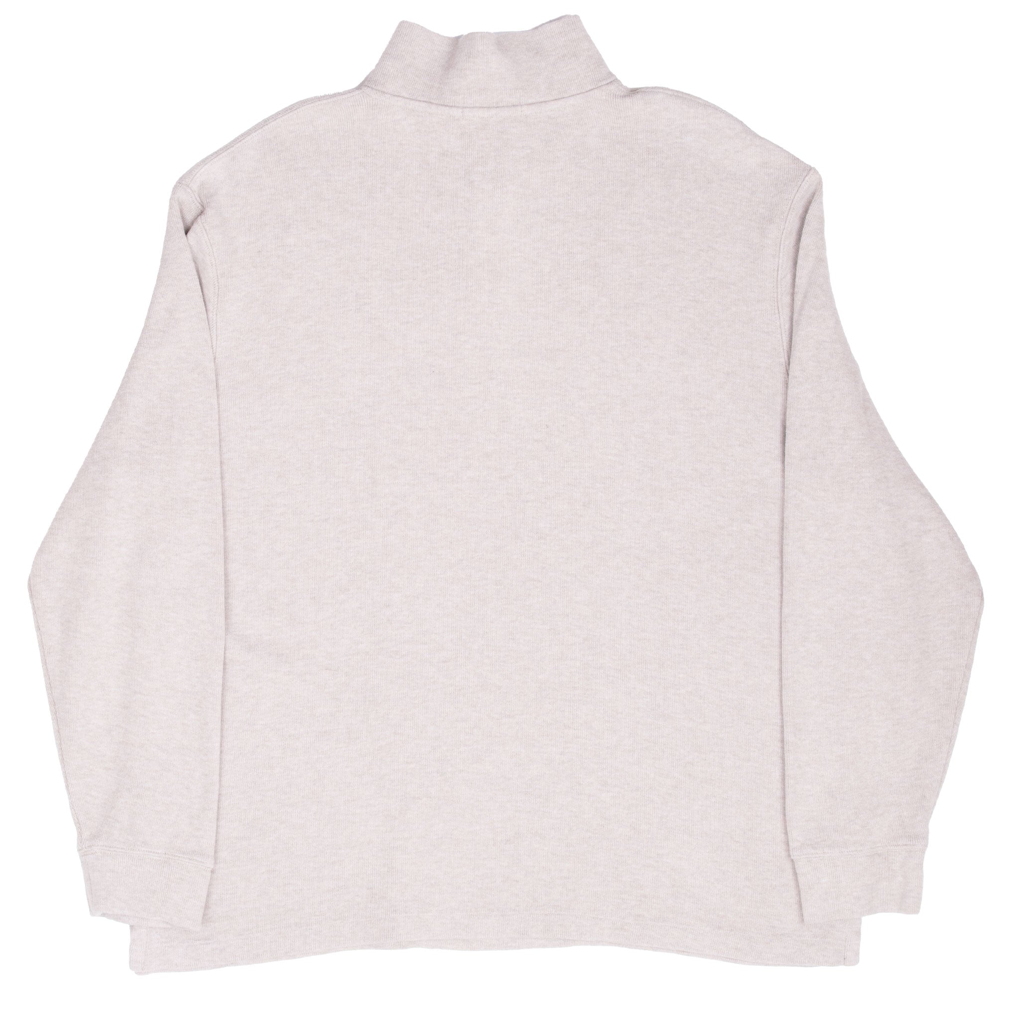 Vintage Polo Ralph Lauren Beige Quarter 1/4 Zip Sweater Size XL