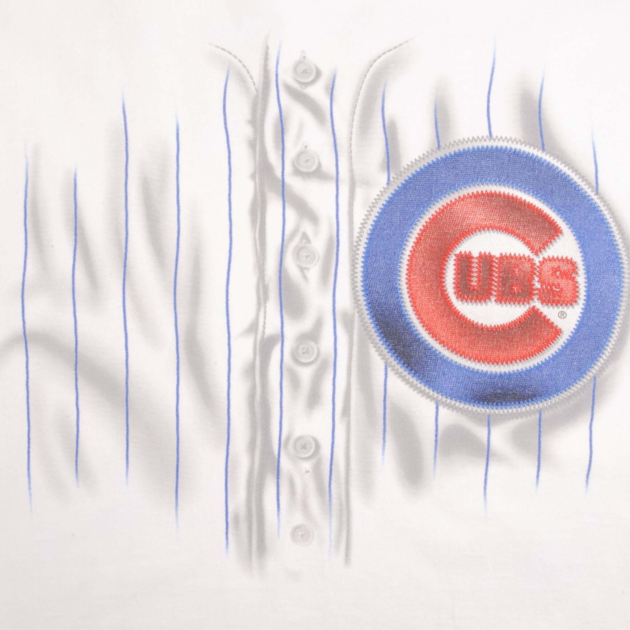 Vintage Mlb Chicago Cubs Kerry Wood Tee Shirt Size Medium Made In Usa